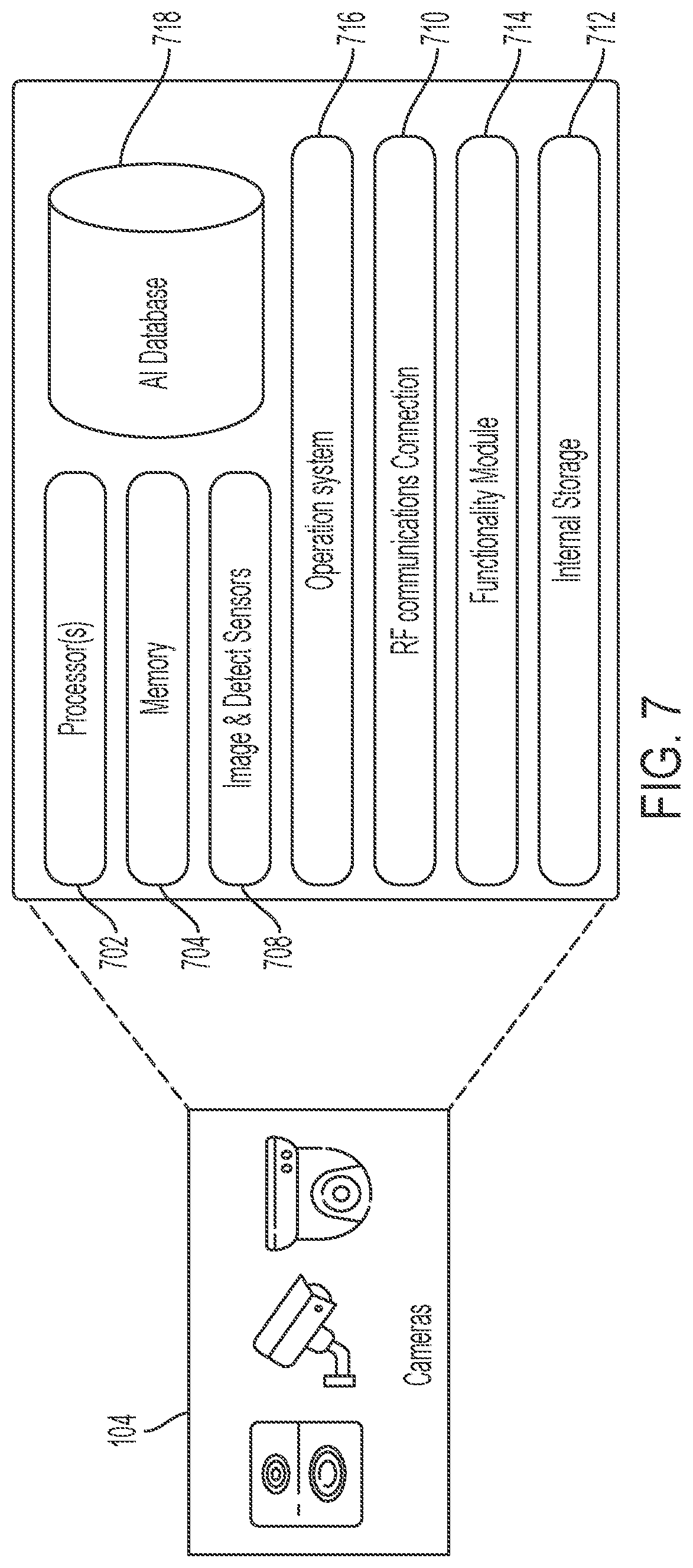 Patent US12621667 Figure 7 – Method of camera capturing signal controlled by security gateway