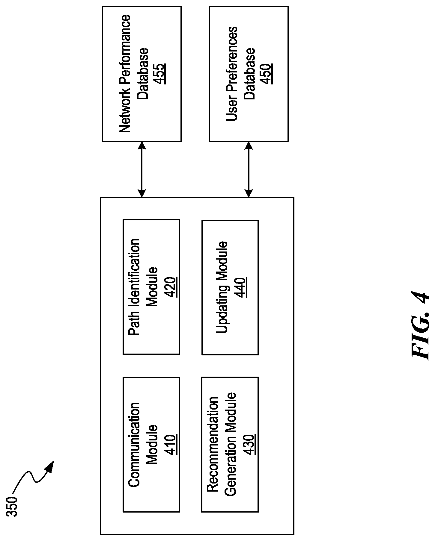 Patent US12621681 Figure 4 – Identifying telecommunications network performance on roadways