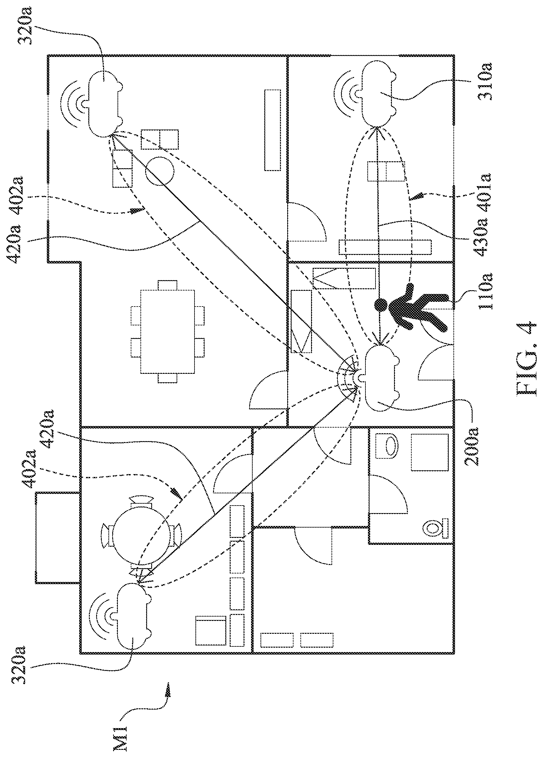 Patent US12621764 Figure 4 – Mesh network management systems and method based on wireless sensing
