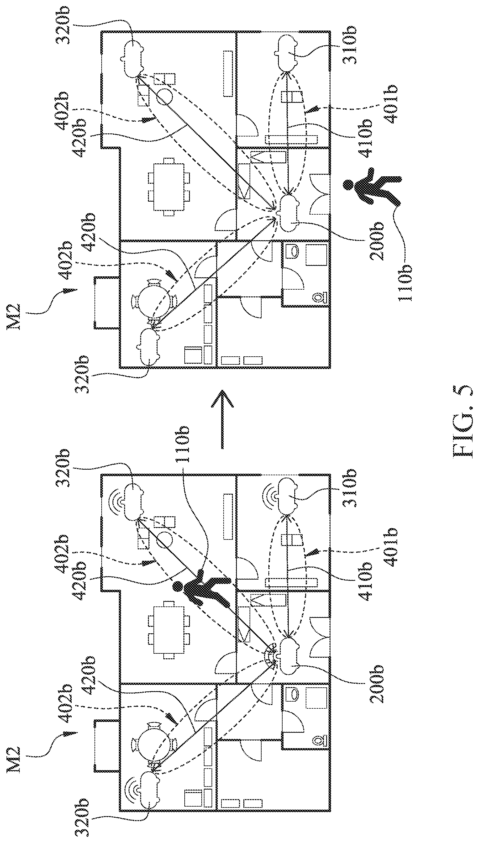 Patent US12621764 Figure 5 – Mesh network management systems and method based on wireless sensing