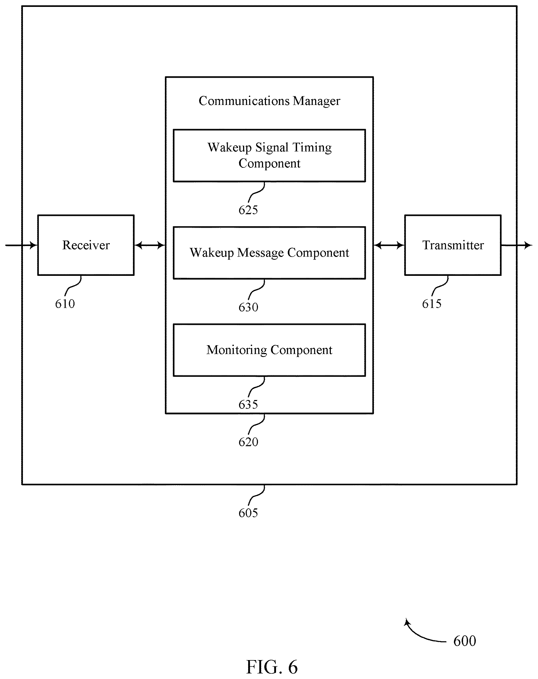 Patent US12621772 Figure 6 – Two stage wakeup signals for a low power radio