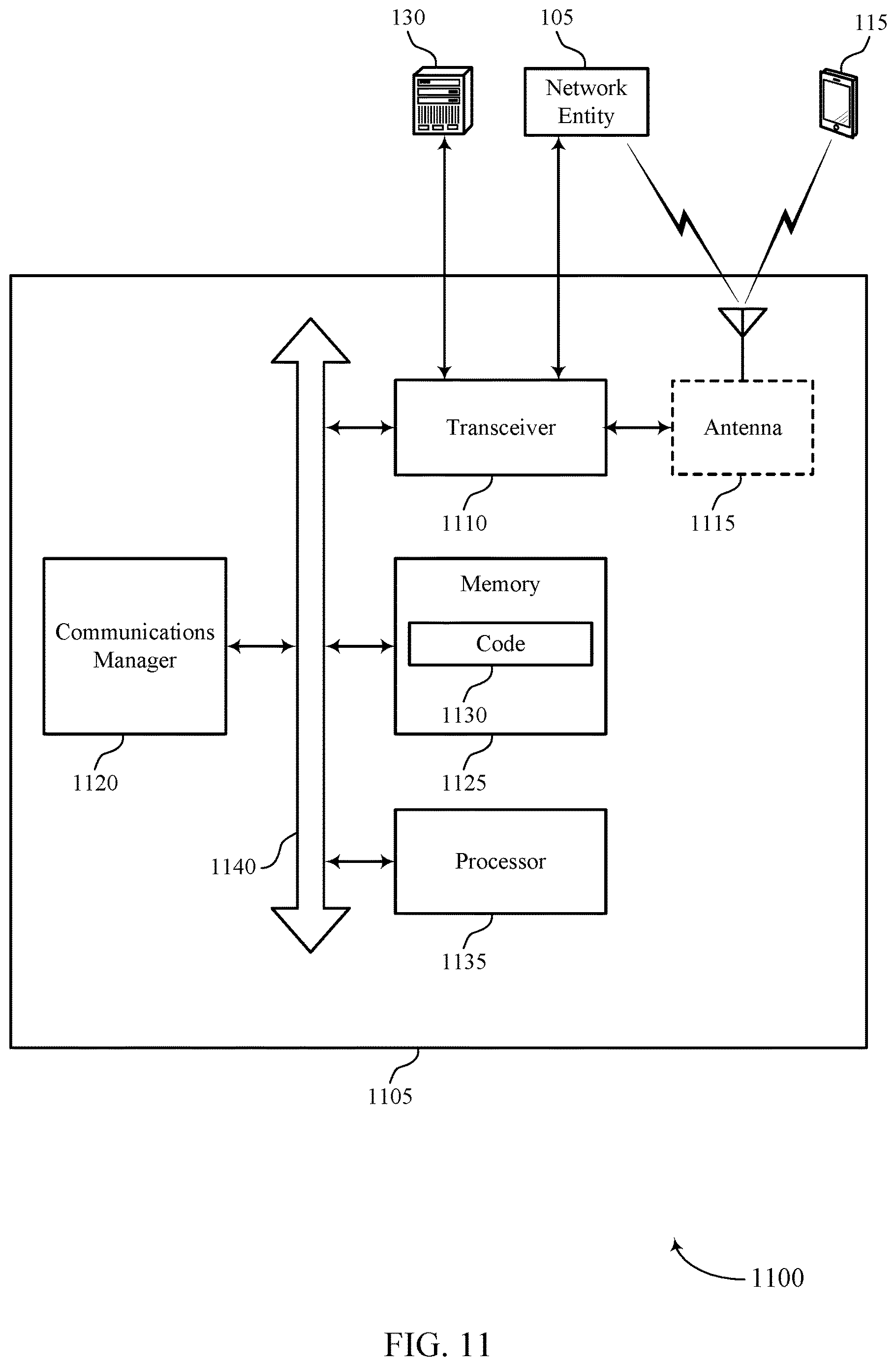 Patent US12621796 Figure 11 – Early indication of a message type for unmanned aerial vehicles