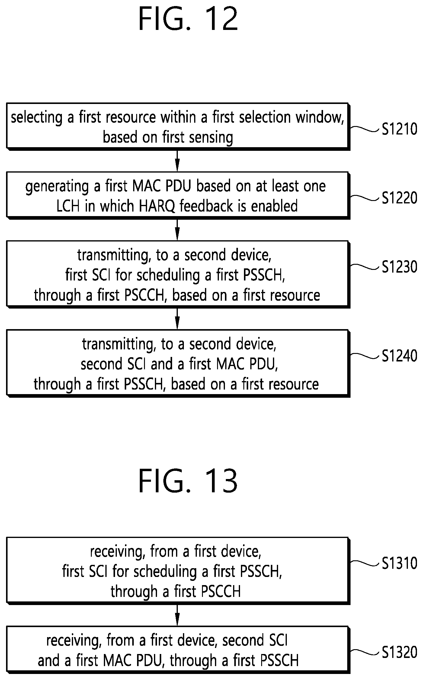 Patent US12621804 Figure 10 – Method and device for selecting resource on basis of LCH in NR V2X