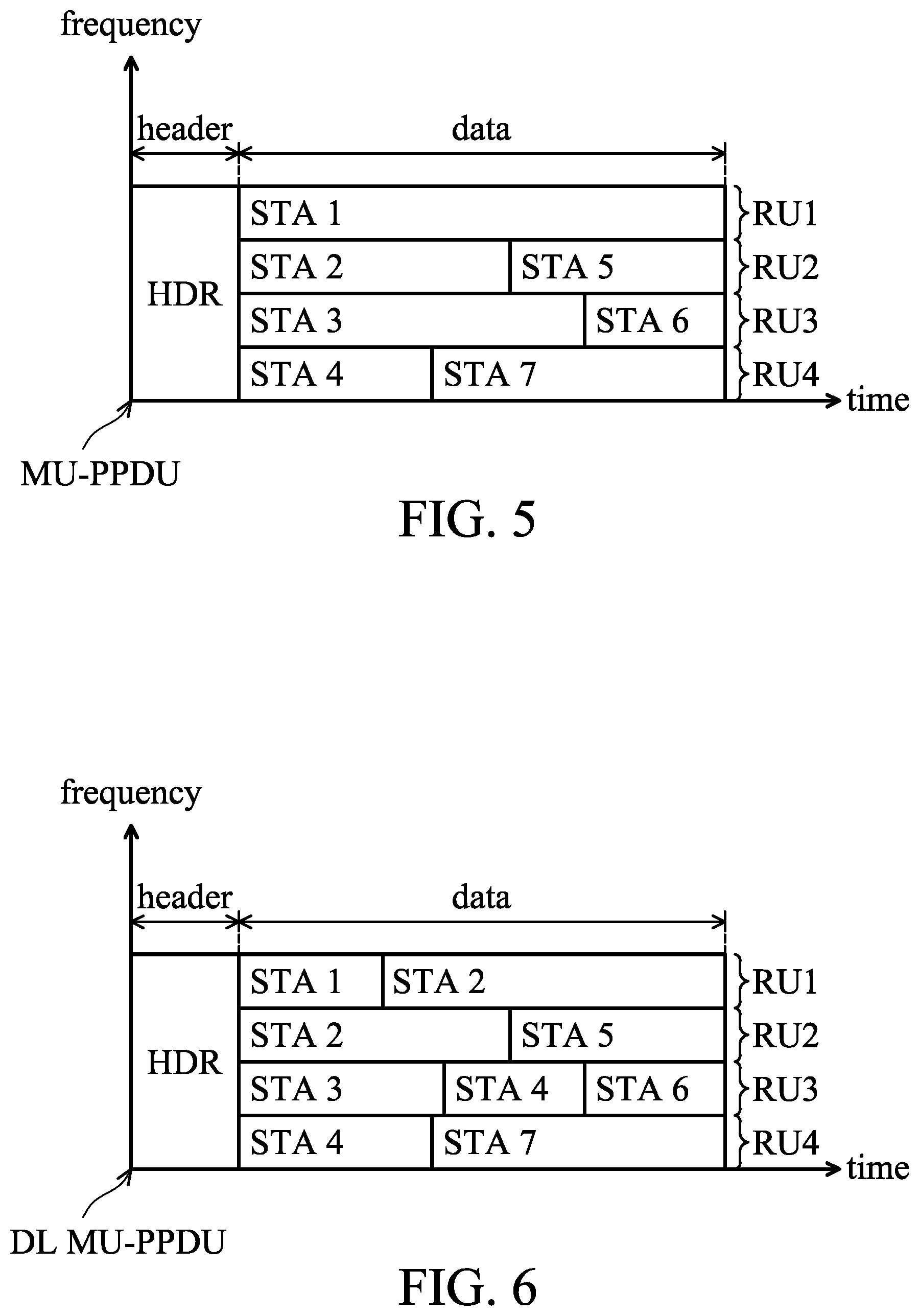 Patent US12621812 Figure 4 – Apparatuses and methods for flexible resource unit (RU) allocation