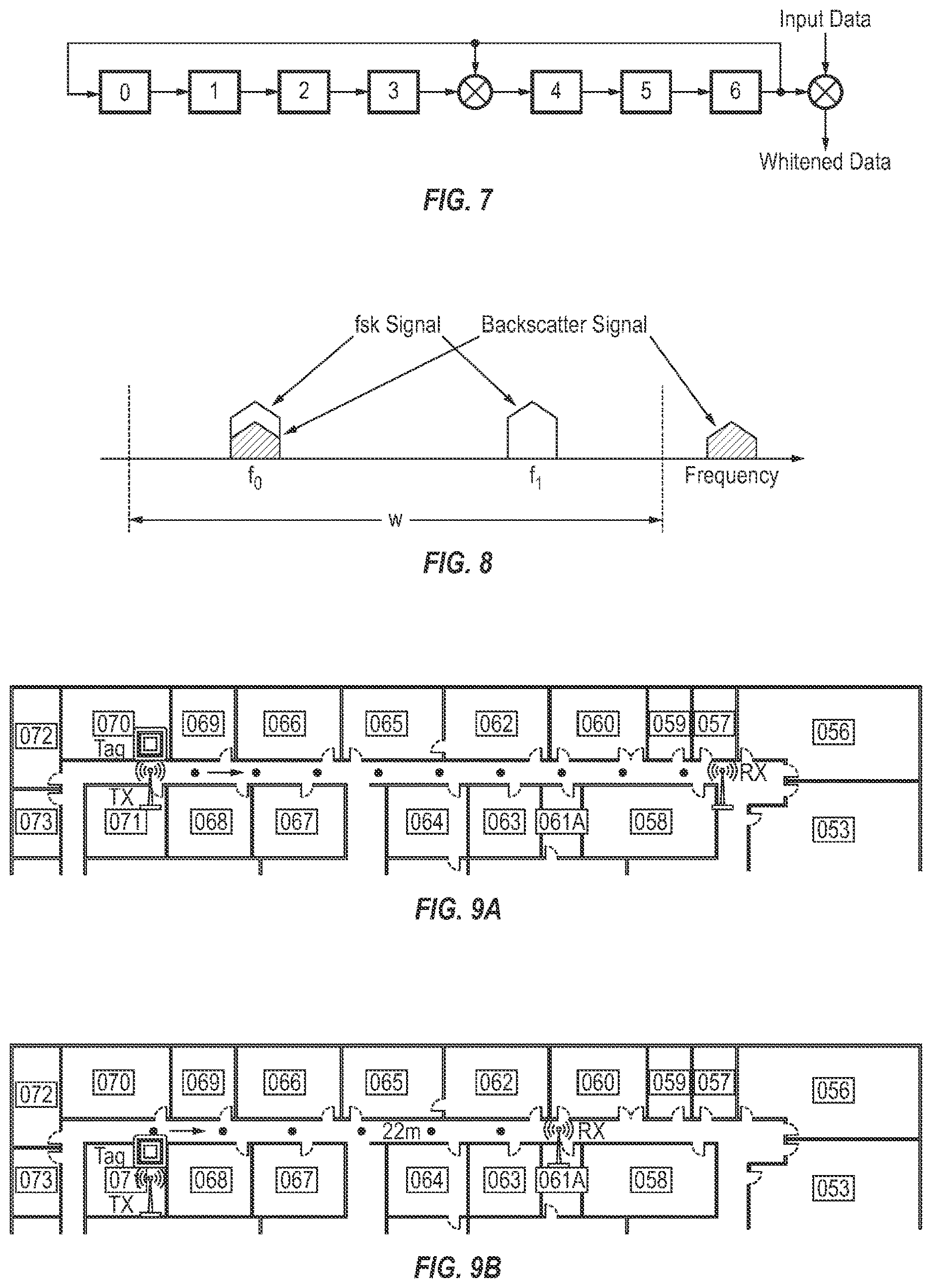 Patent US12621819 Figure 3 – Backscattering ambient ISM band signals