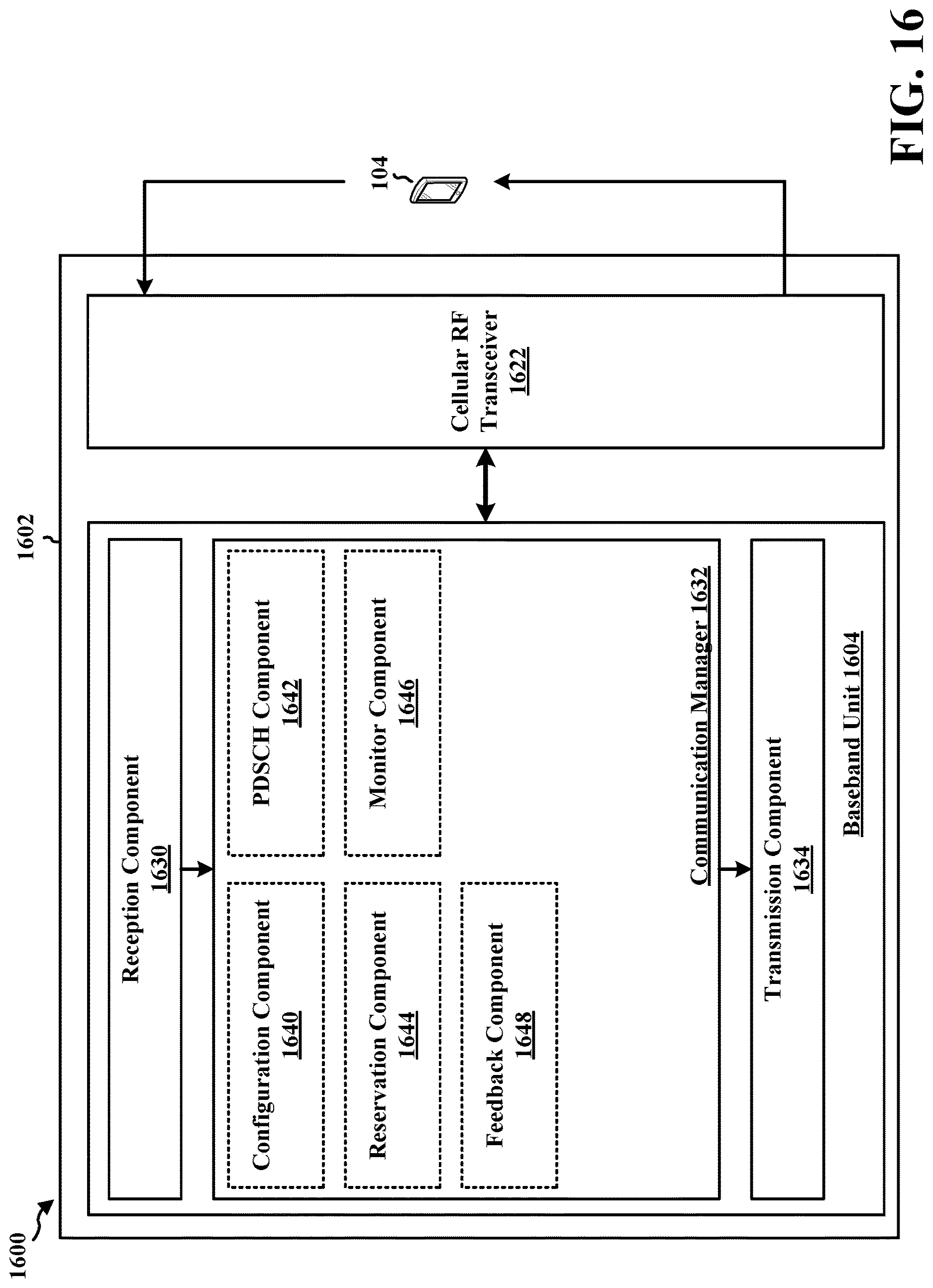 Patent US12621833 Figure 16 – Transmission of deferred SPS HARQ feedback coinciding with current PUCCH