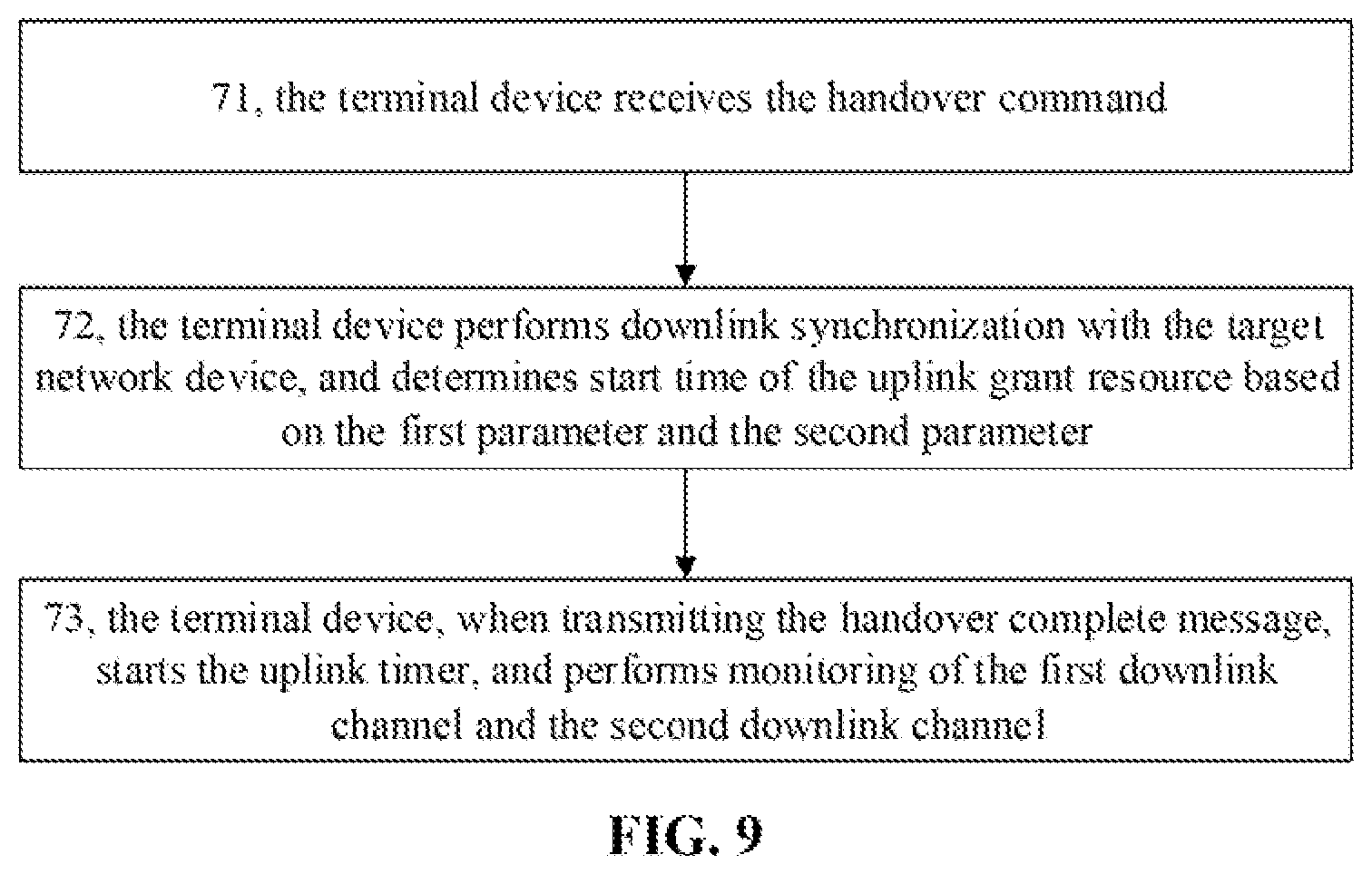 Patent US12621837 Figure 9 – Method for releasing uplink resource, terminal device, and network device