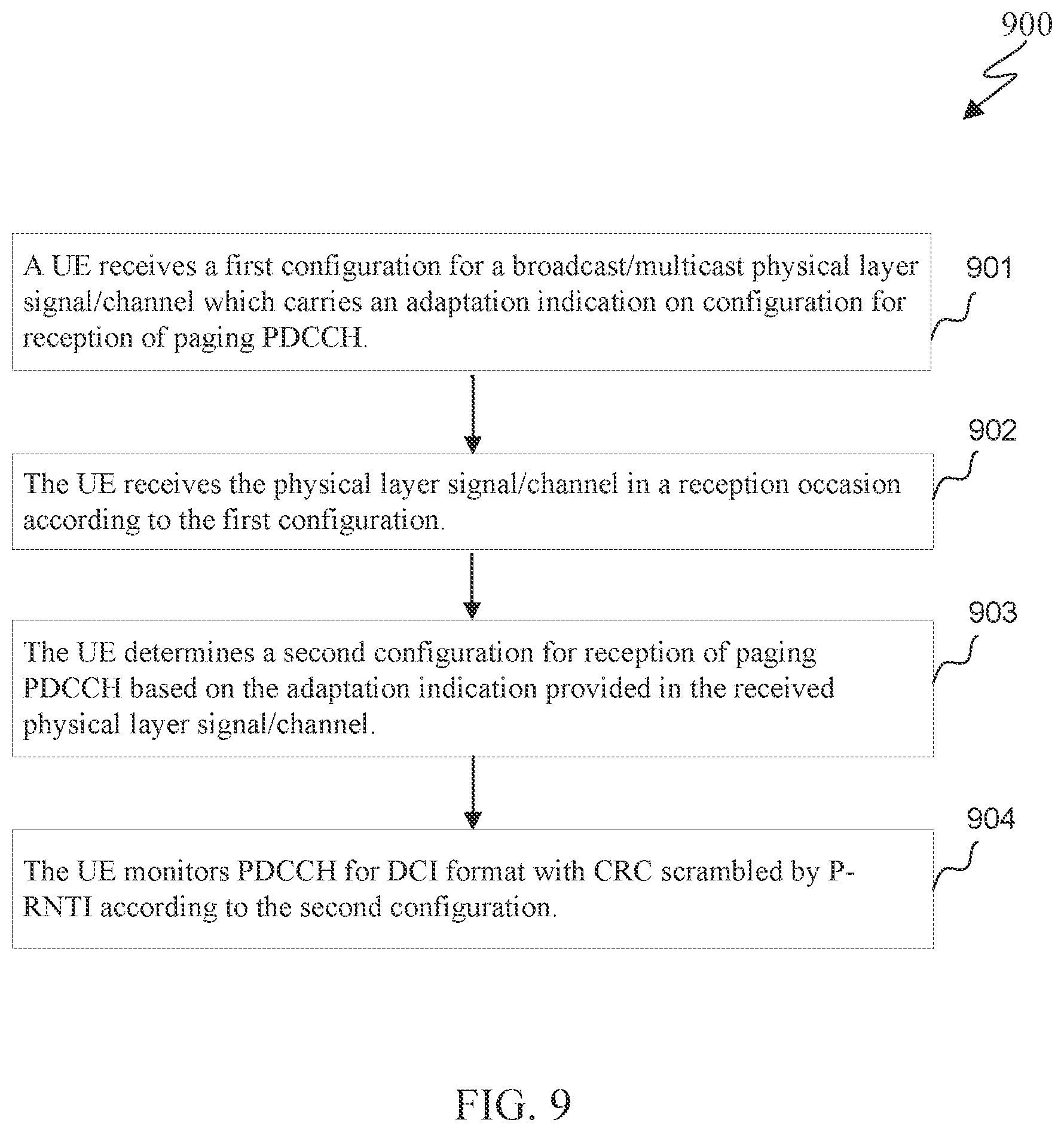 Patent US12621842 Figure 8 – Dynamic adaptation of time domain resource for periodic or semi-persistent downlink signals