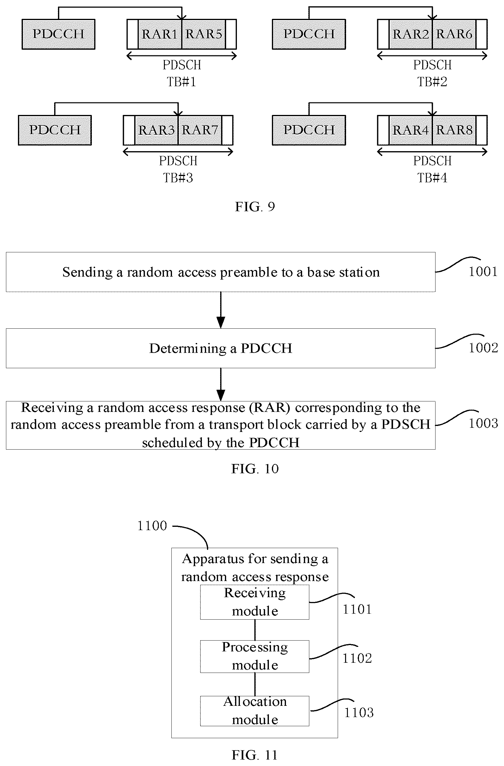 Patent US12621868 Figure 4 – Random access response sending method and receiving method, and apparatus and terminal device