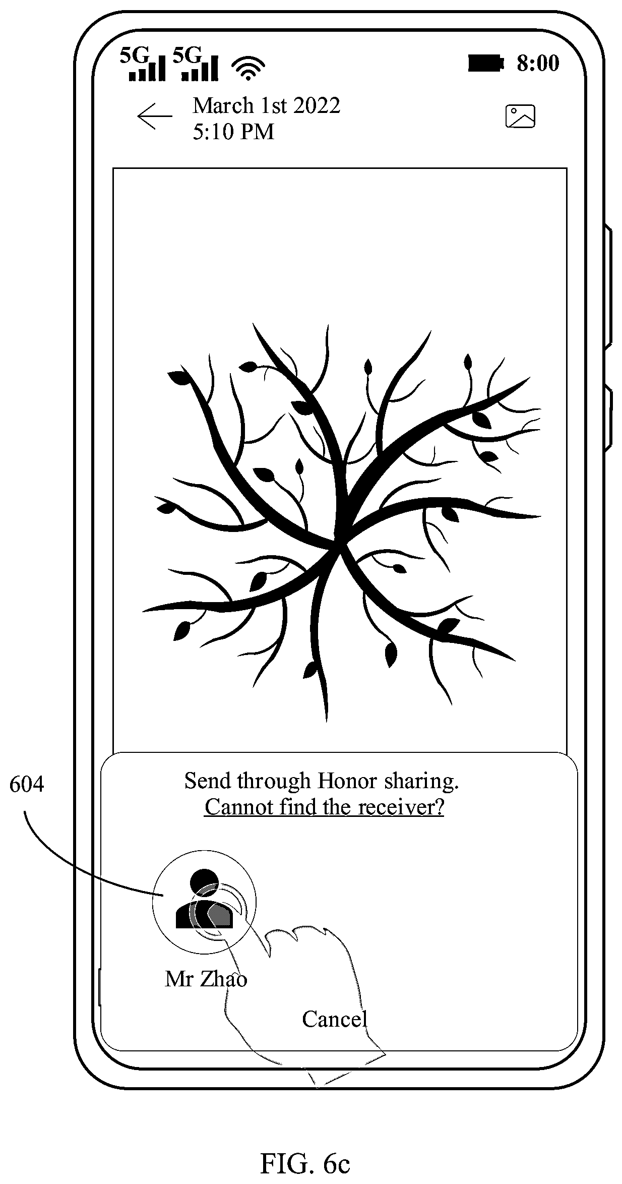 Patent US12621885 Figure 8 – File sharing method and terminal device