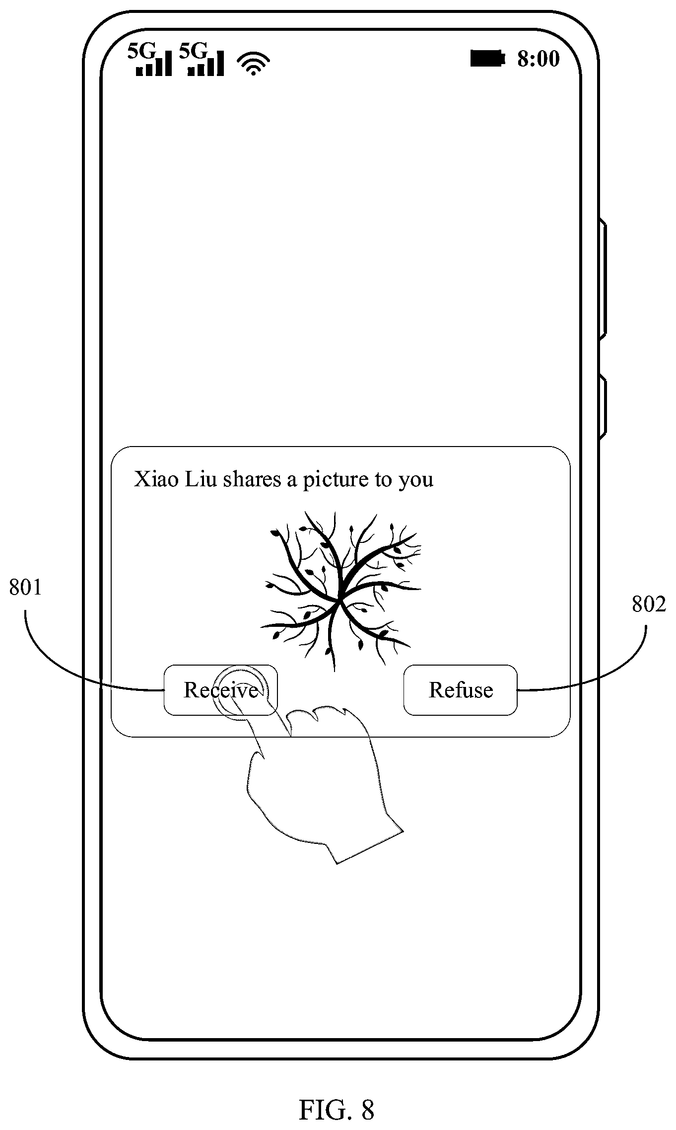 Patent US12621885 Figure 10 – File sharing method and terminal device