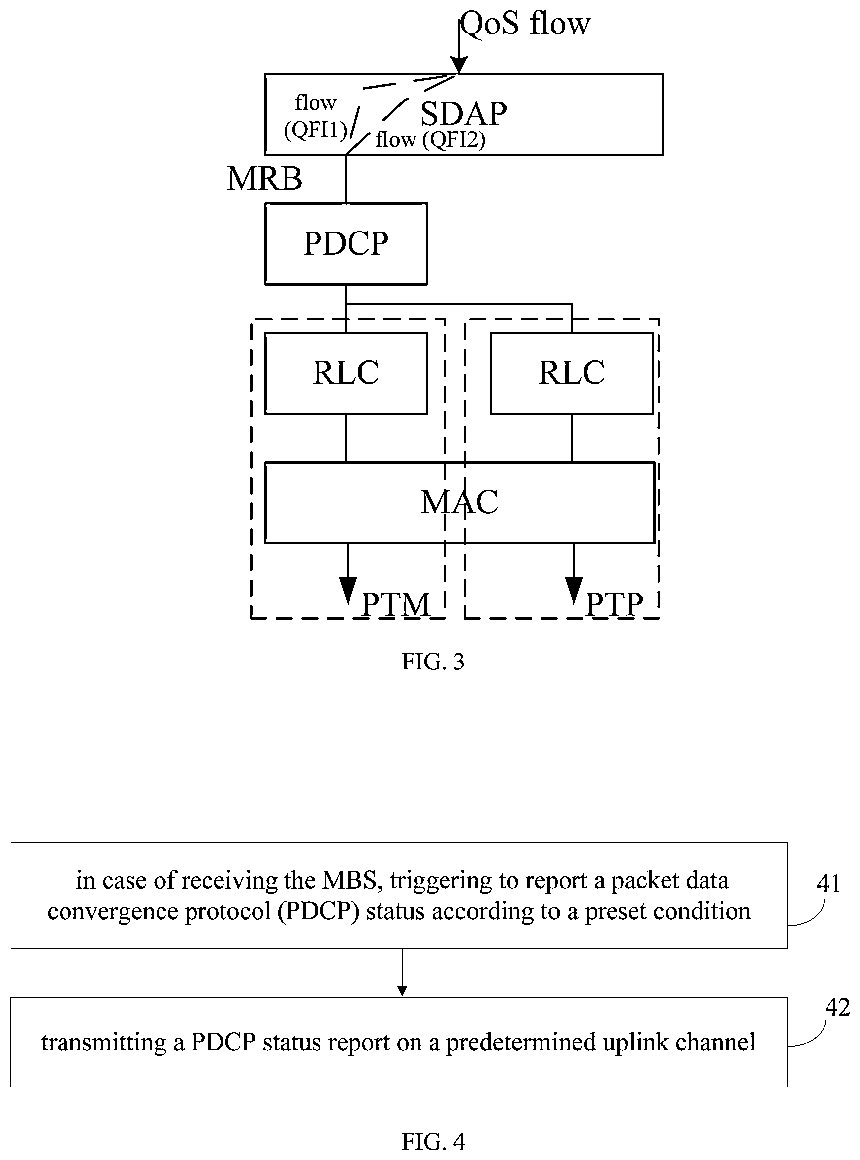 Patent US12621906 Figure 2 – Packet data convergence protocol status reporting method, packet data convergence protocol status receiving method, terminal and device