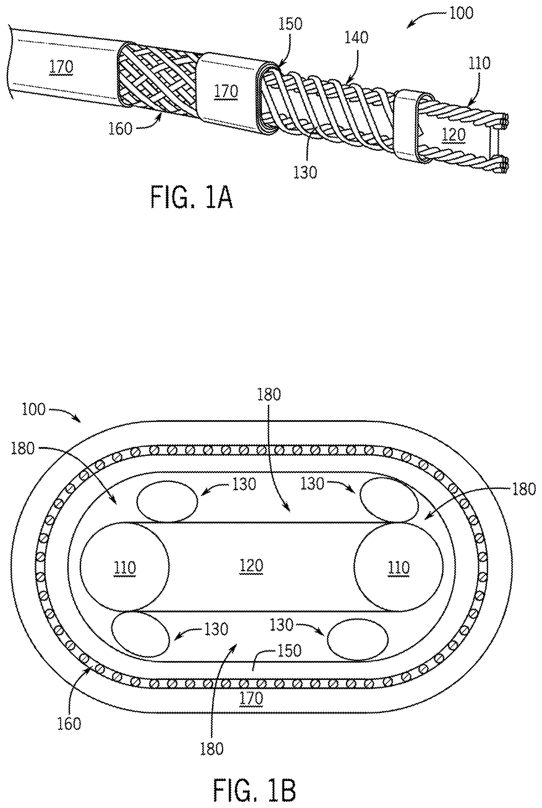Patent US12621908 Figure 1 – Self-regulating heater cable with buffer layer