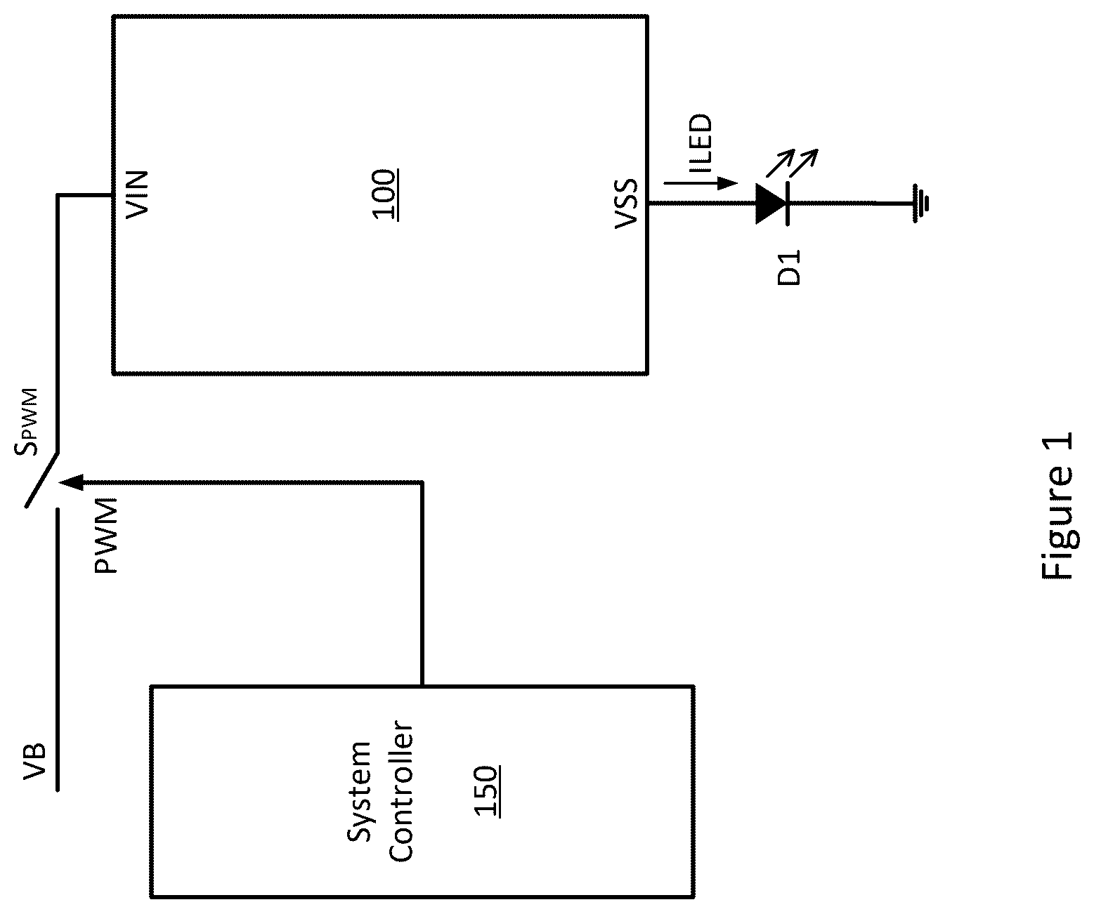 Patent US12621913 Figure 1 – LED current overshoot reduction apparatus and method