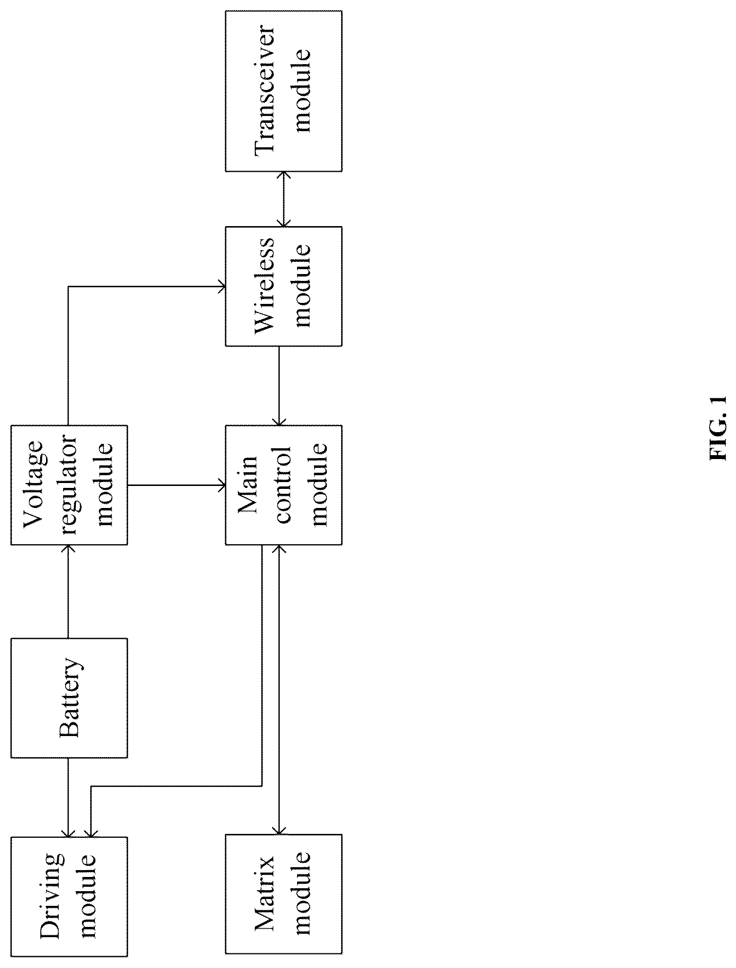 Patent US12621917 Figure 1 – 2.4 G wireless interconnected light control system