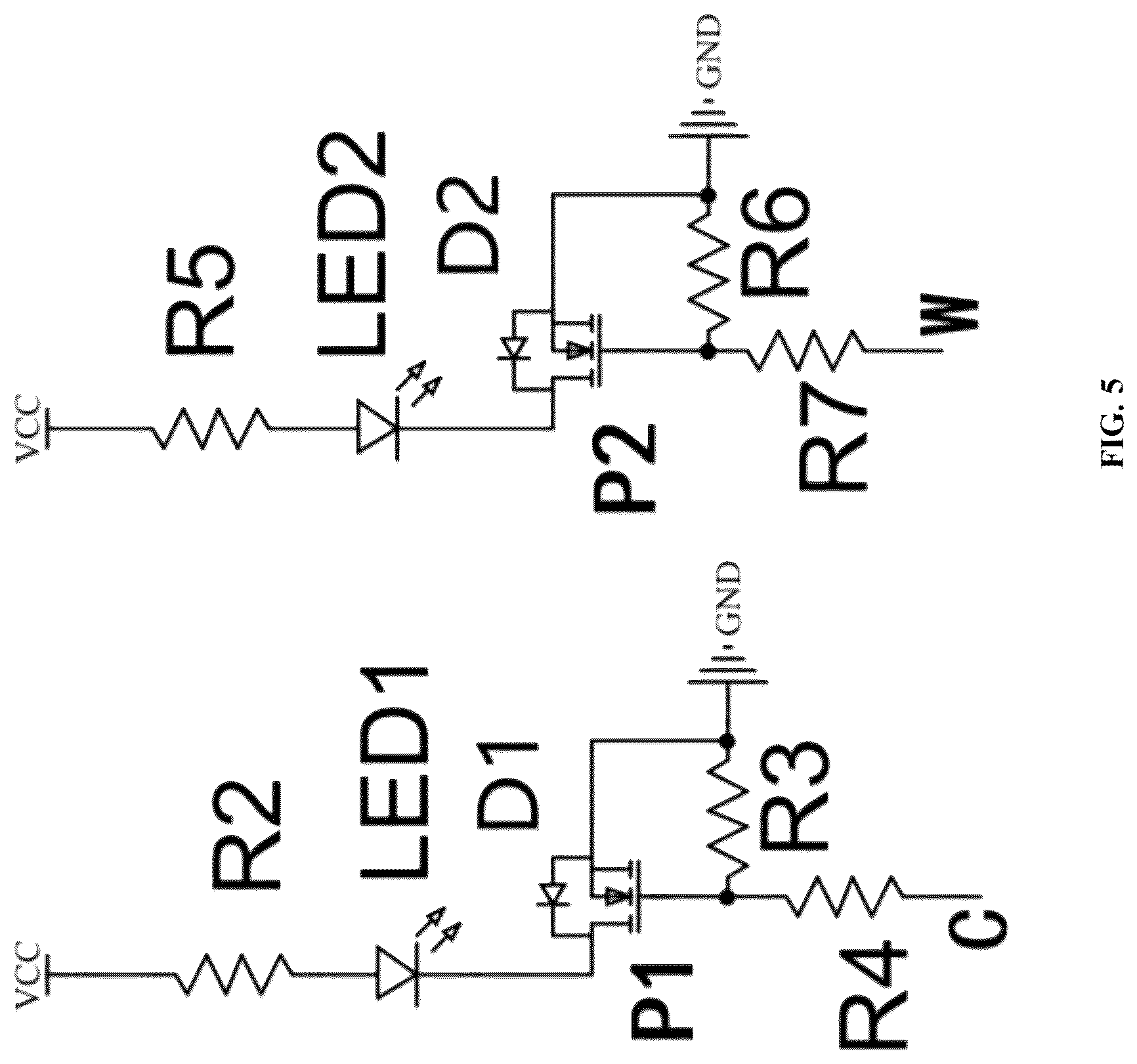 Patent US12621917 Figure 5 – 2.4 G wireless interconnected light control system