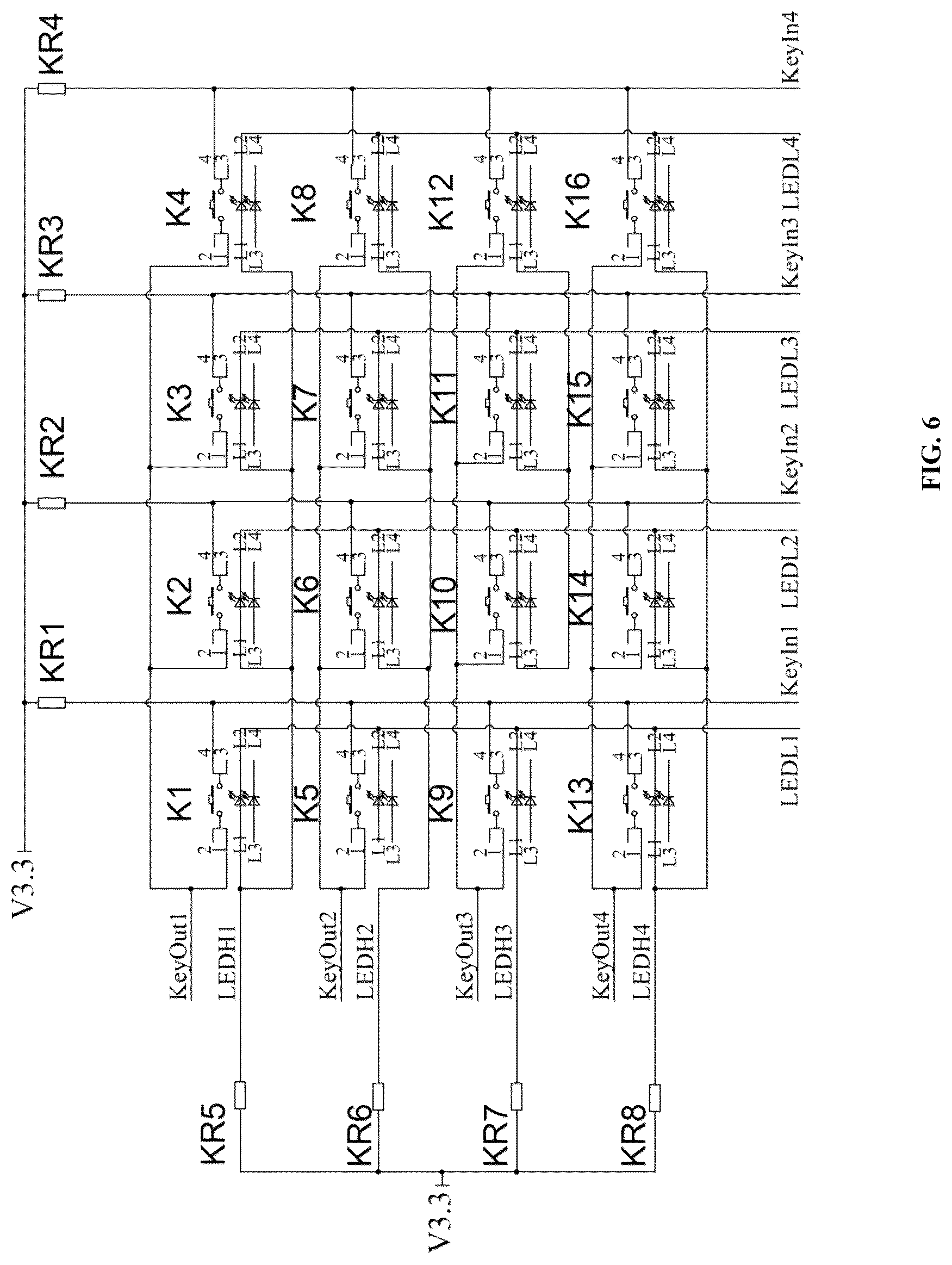 Patent US12621917 Figure 6 – 2.4 G wireless interconnected light control system