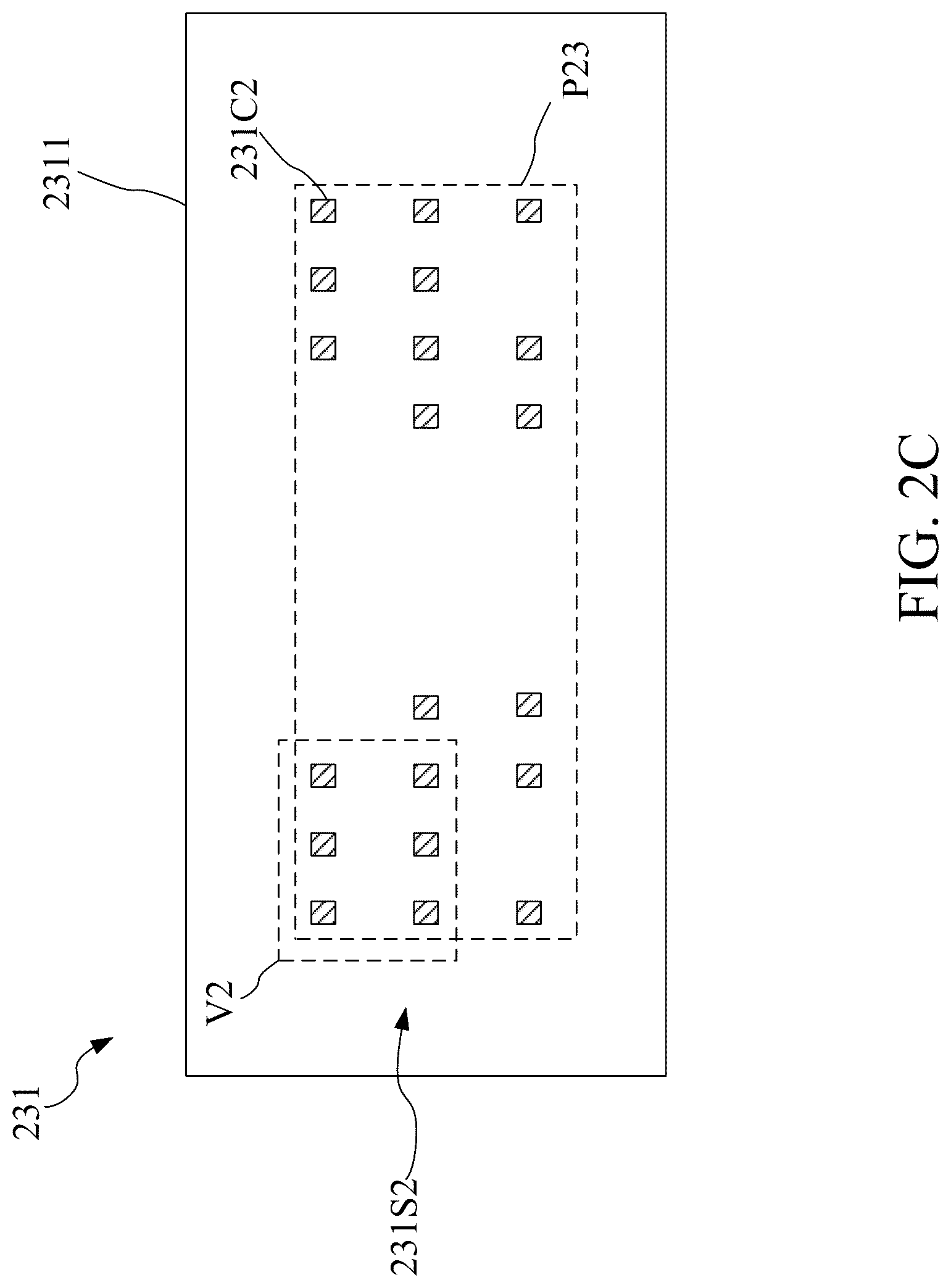 Patent US12621929 Figure 7 – Elastic interposer and conductive device thereof