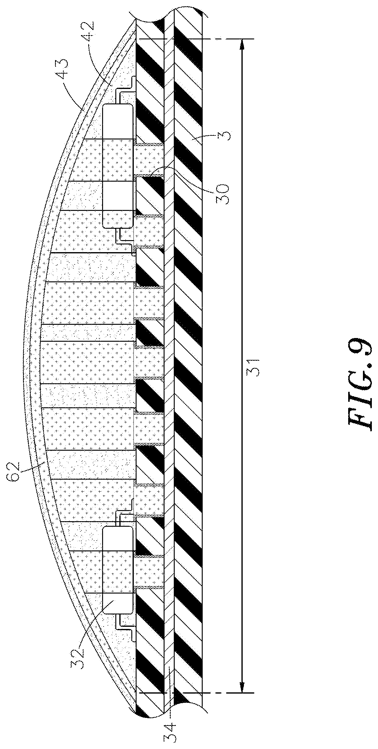 Patent US12621938 Figure 9 – Circuit board structure with shielding and heat dissipation functions, and manufacturing method therefor
