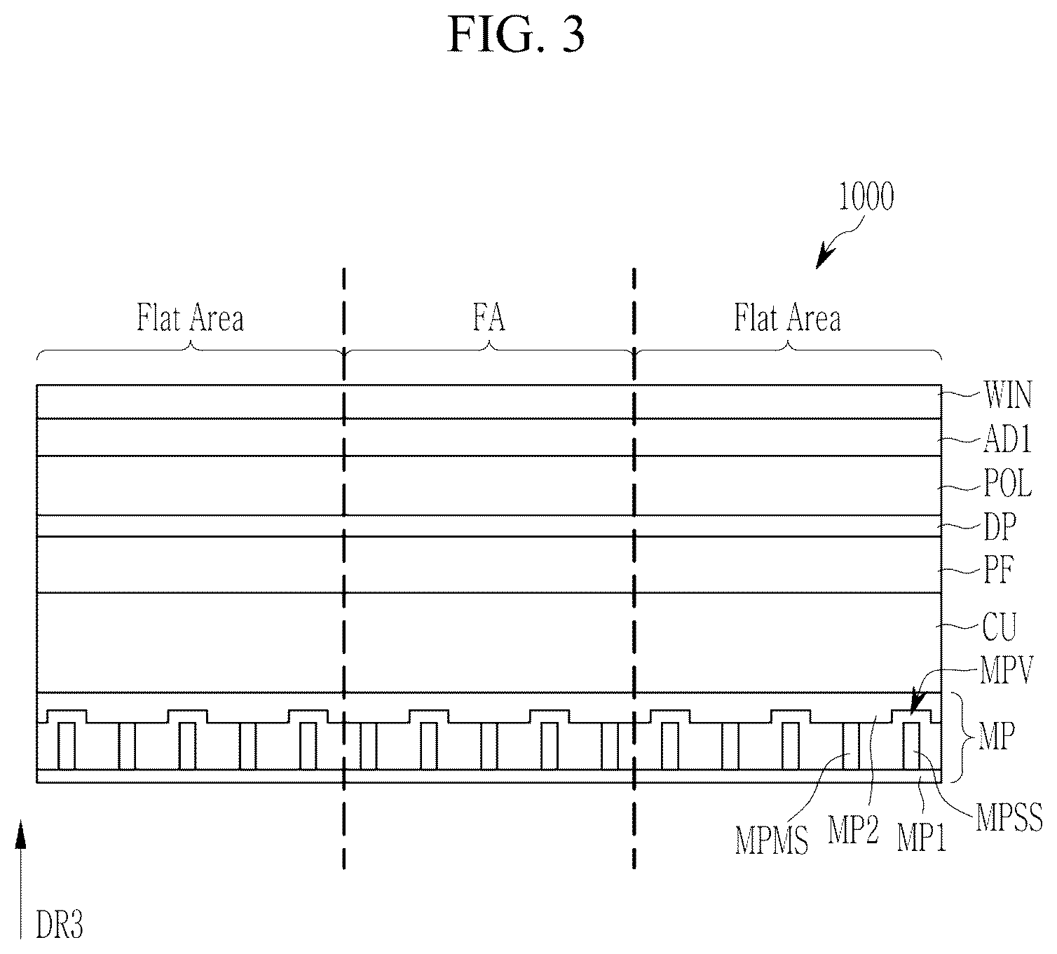 Patent US12621939 Figure 3 – Flexible display device and metal plate therefor