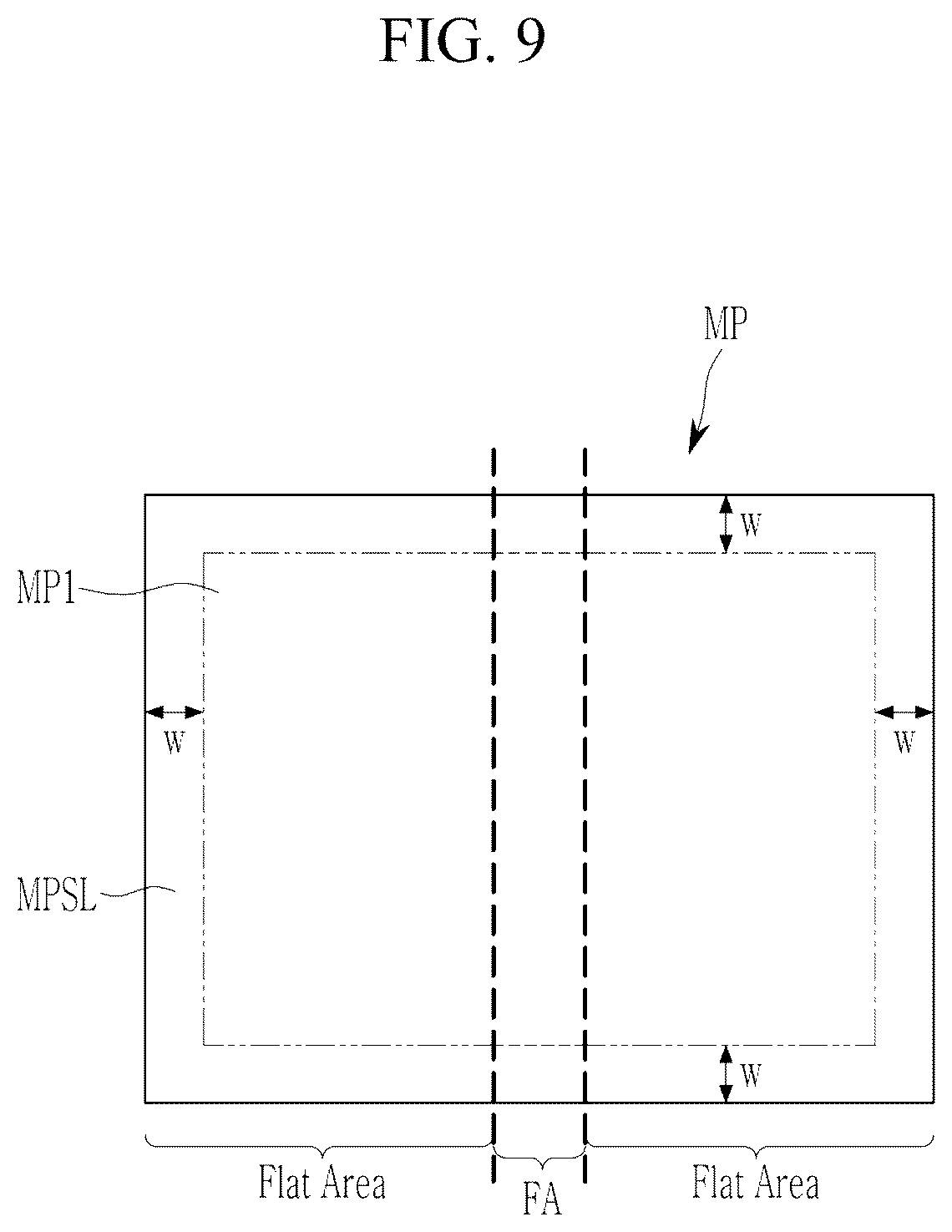 Patent US12621939 Figure 9 – Flexible display device and metal plate therefor