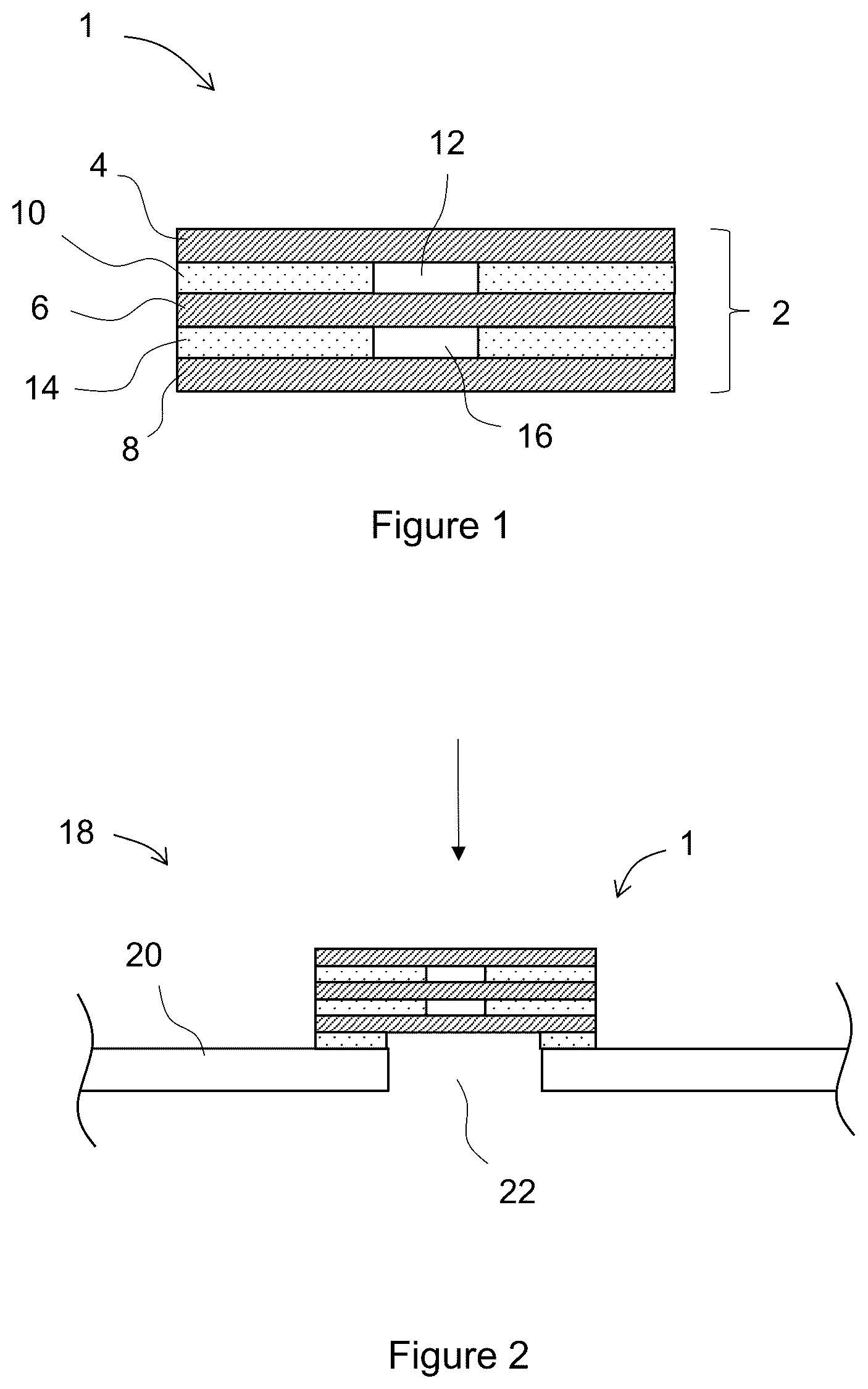 Patent US12621940 Figure 1 – Multilayer vent assembly