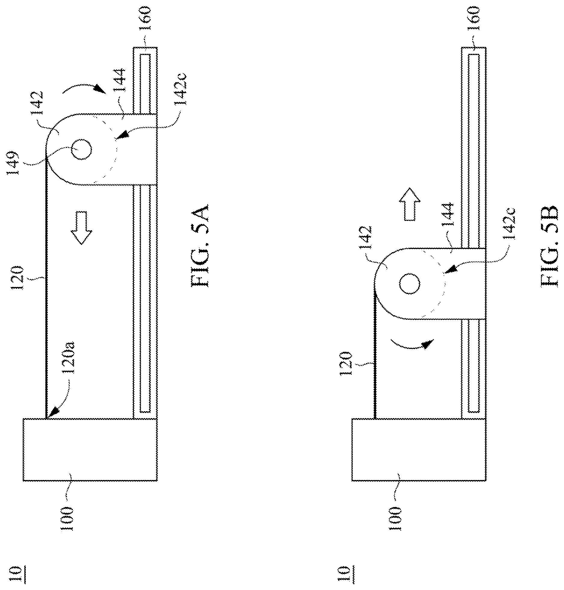 Patent US12621941 Figure 5 – Scroll device and scrollable display