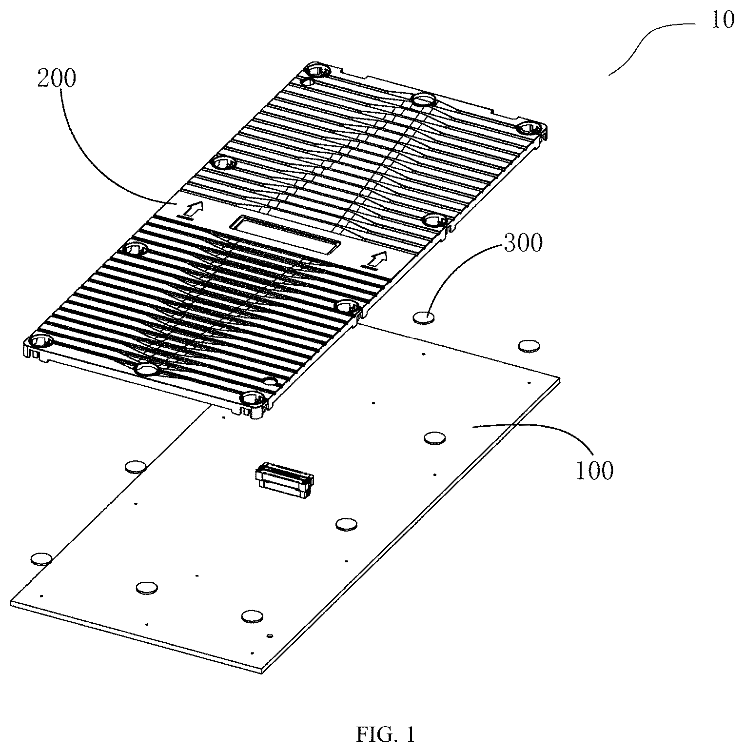 Patent US12621942 Figure 1 – Led display module and LED display panel