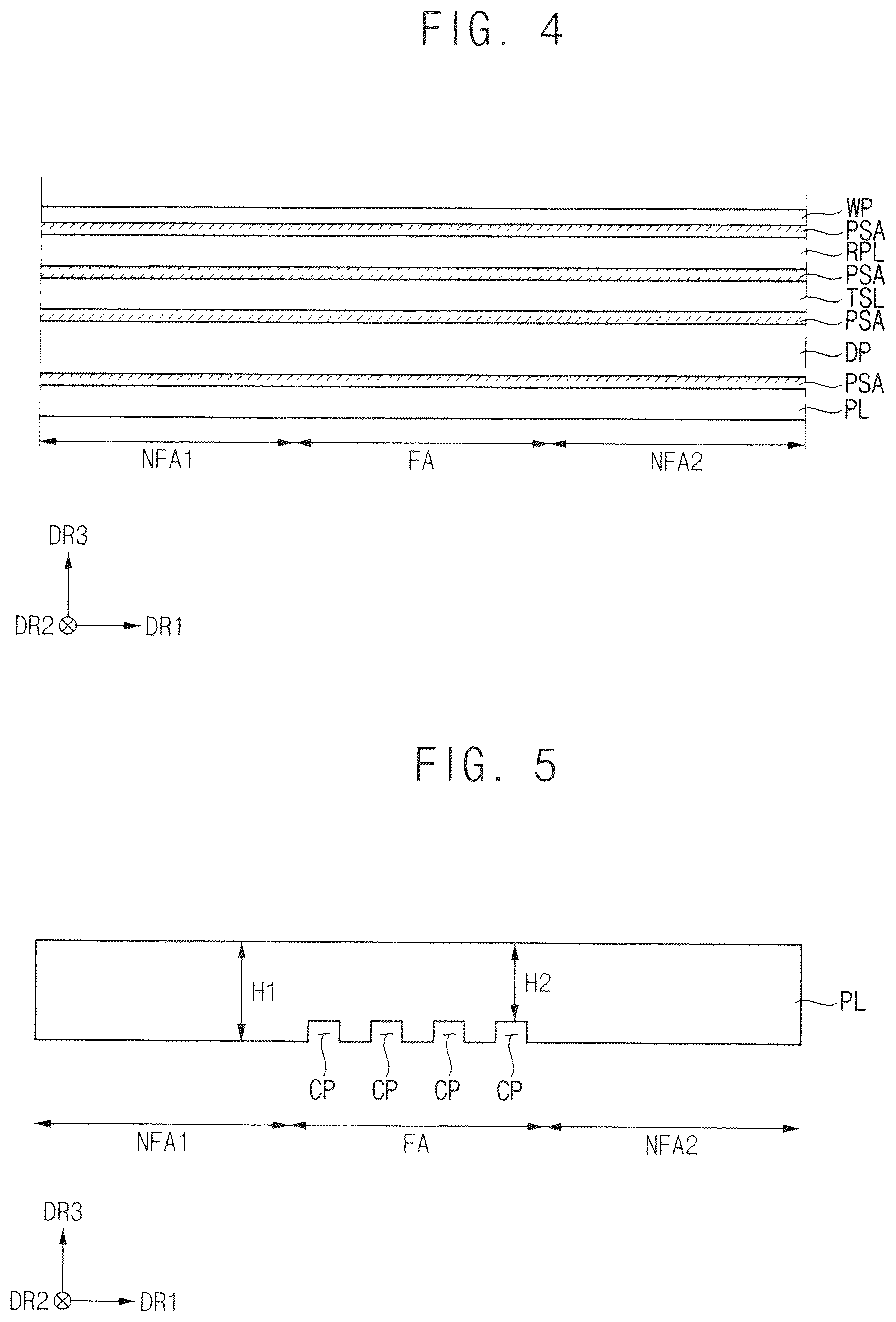 Patent US12621945 Figure 3 – Measurement area for folding area and foldable display device having the same