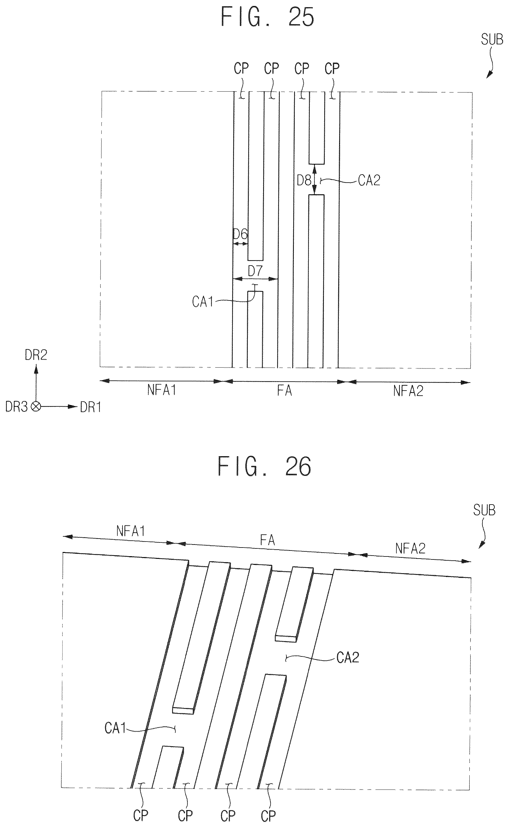 Patent US12621945 Figure 14 – Measurement area for folding area and foldable display device having the same