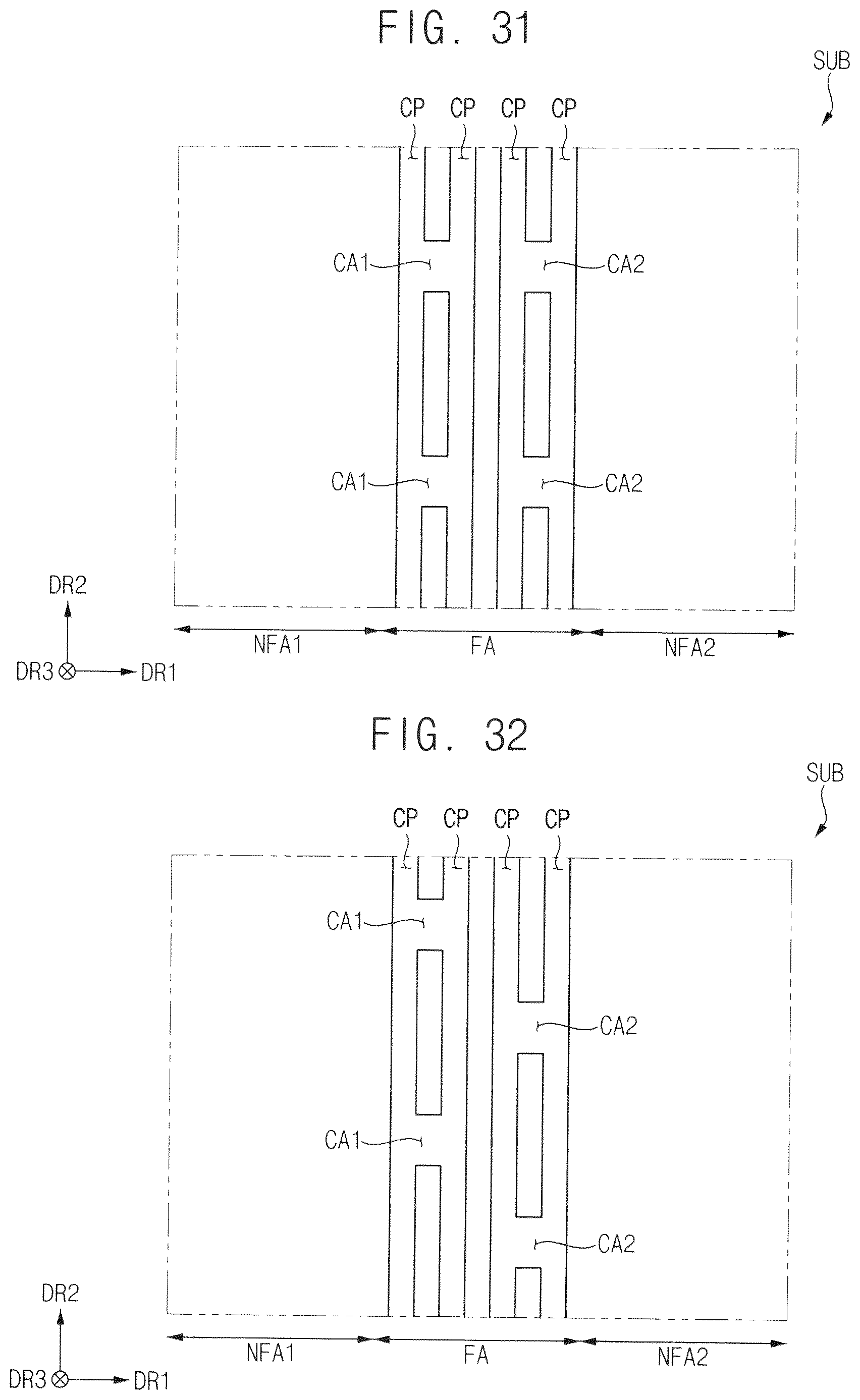 Patent US12621945 Figure 17 – Measurement area for folding area and foldable display device having the same