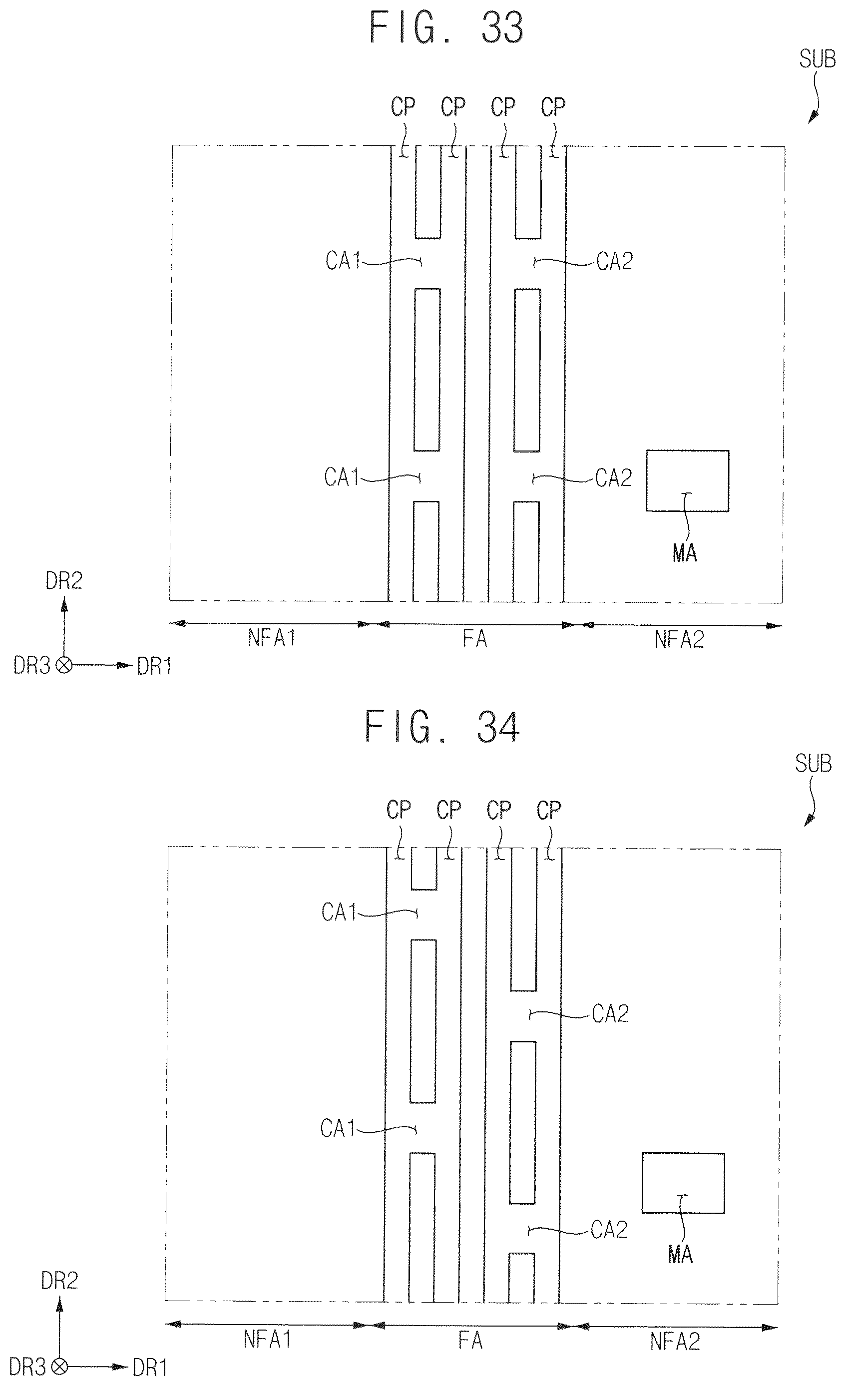 Patent US12621945 Figure 18 – Measurement area for folding area and foldable display device having the same