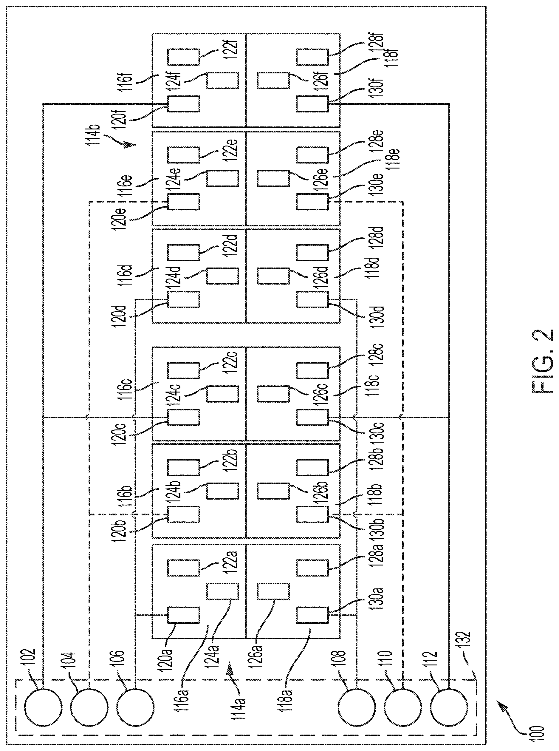 Patent US12621948 Figure 2 – Rack power distribution unit with configurable phase control