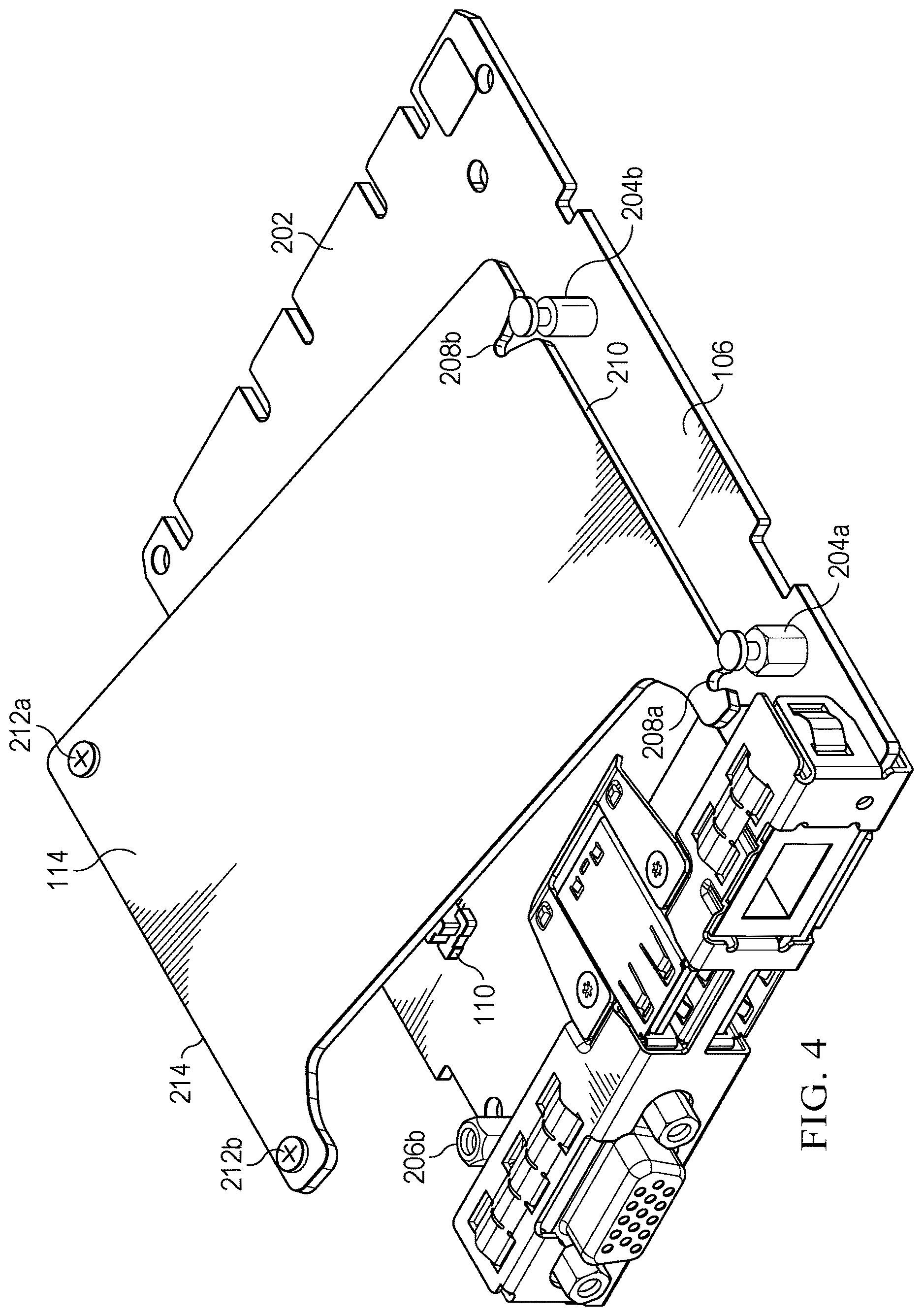 Patent US12621949 Figure 4 – Systems and methods for assembling daughter card to host card