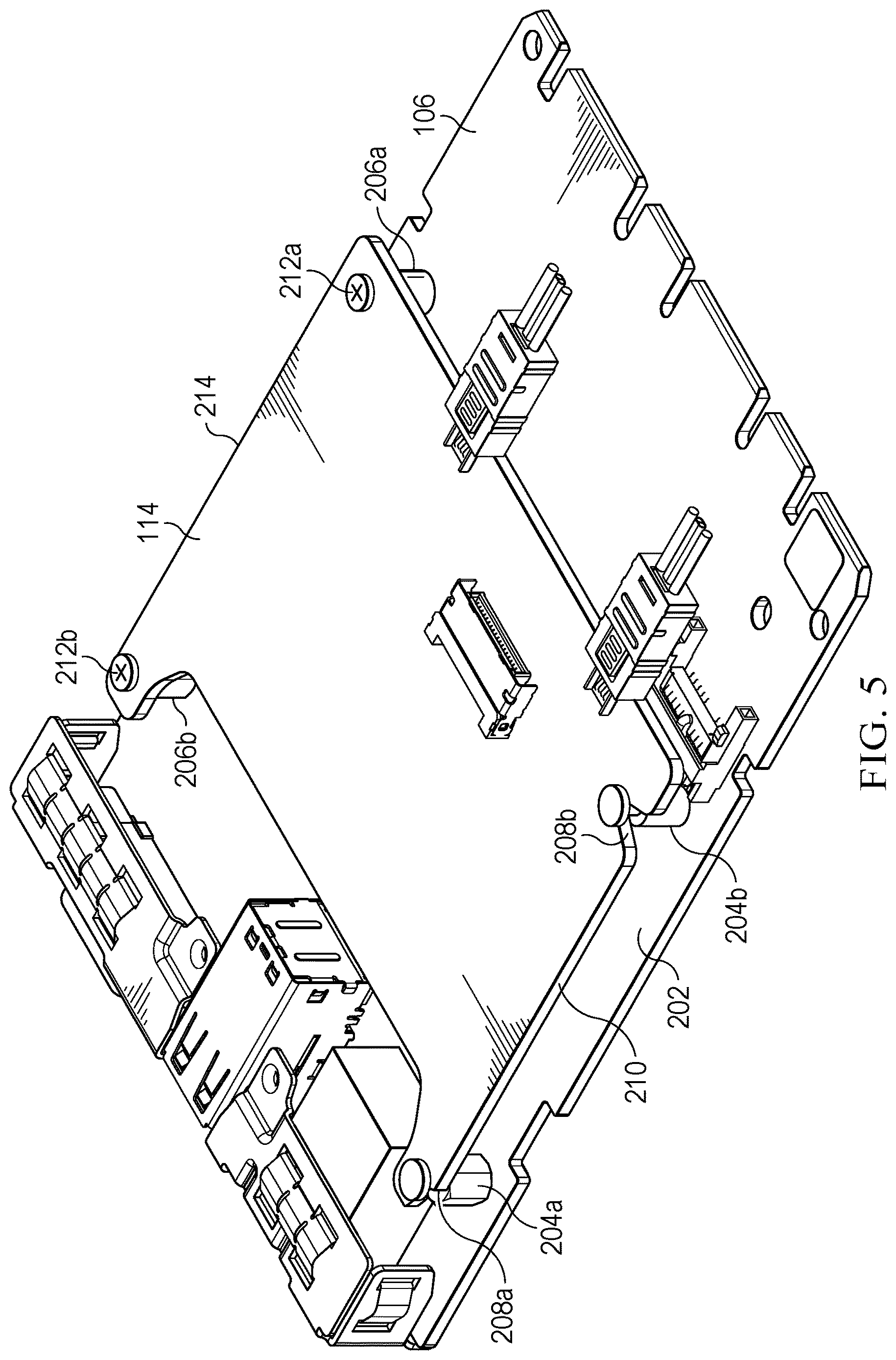 Patent US12621949 Figure 5 – Systems and methods for assembling daughter card to host card