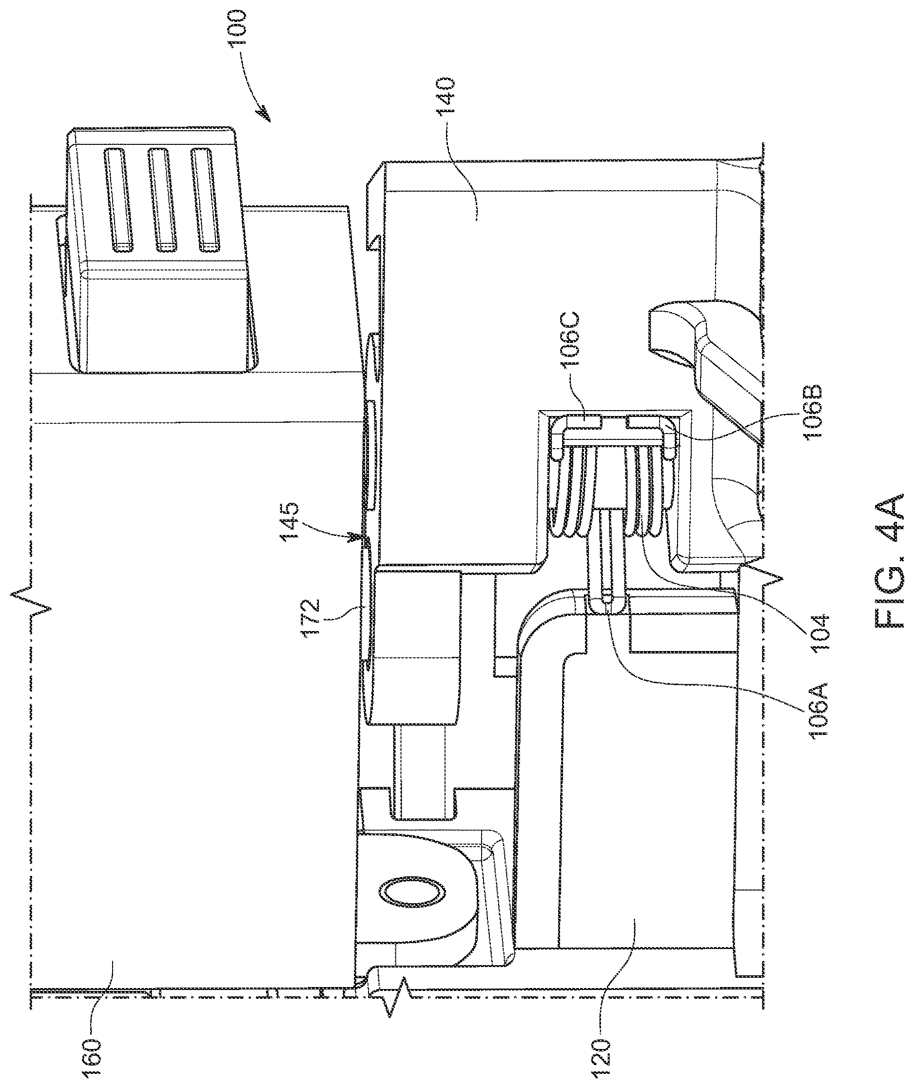 Patent US12621950 Figure 5 – Lockable computing device with movable lever