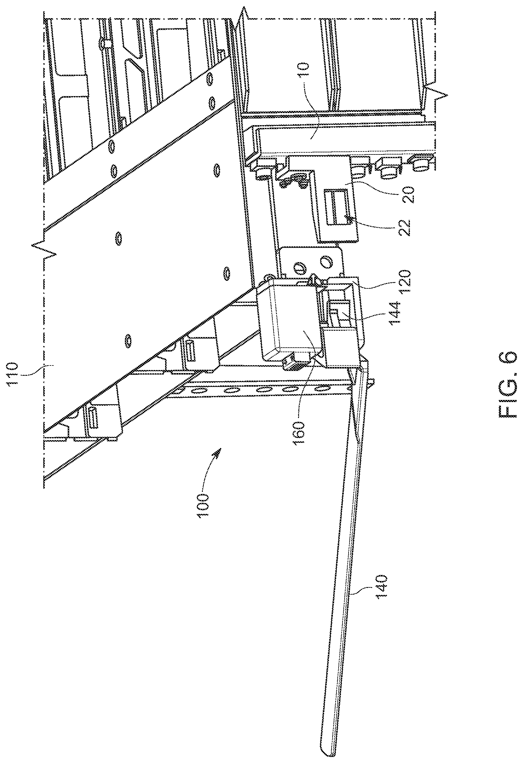 Patent US12621950 Figure 9 – Lockable computing device with movable lever