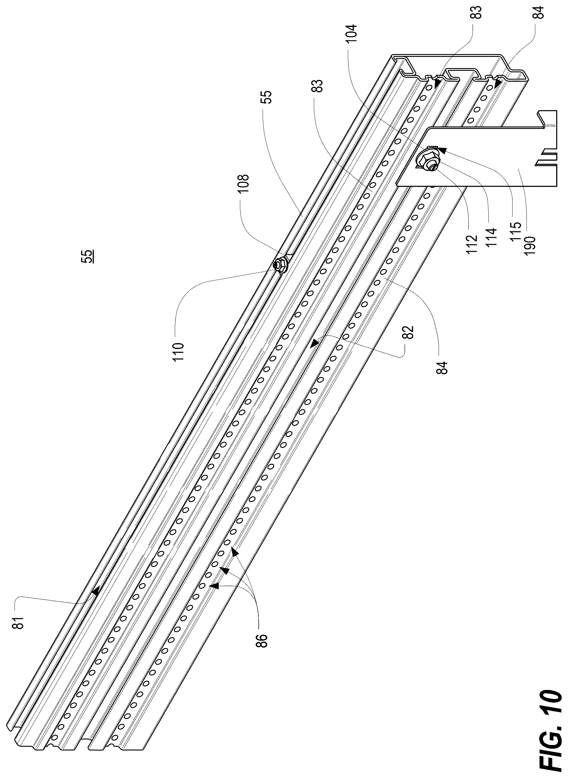 Patent US12621953 Figure 12 – Frame structure for electronic equipment enclosure