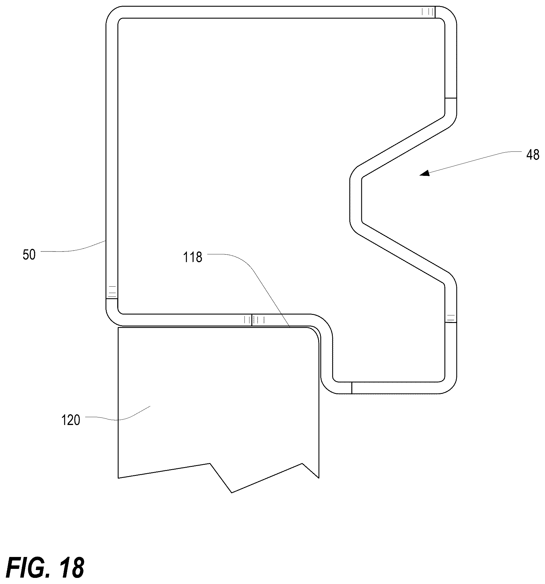 Patent US12621953 Figure 20 – Frame structure for electronic equipment enclosure