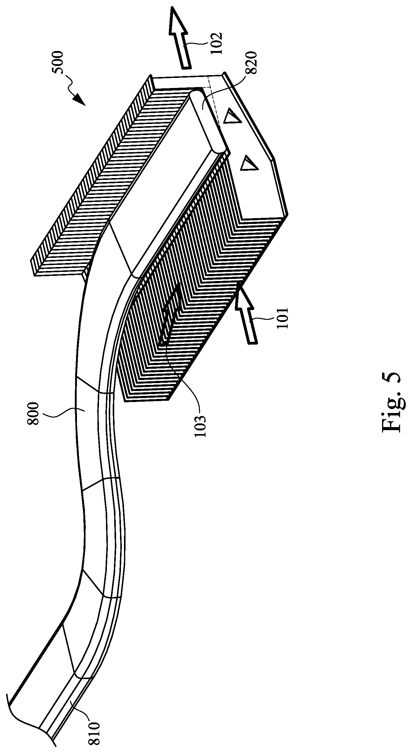 Patent US12621955 Figure 5 – Heat dissipation device
