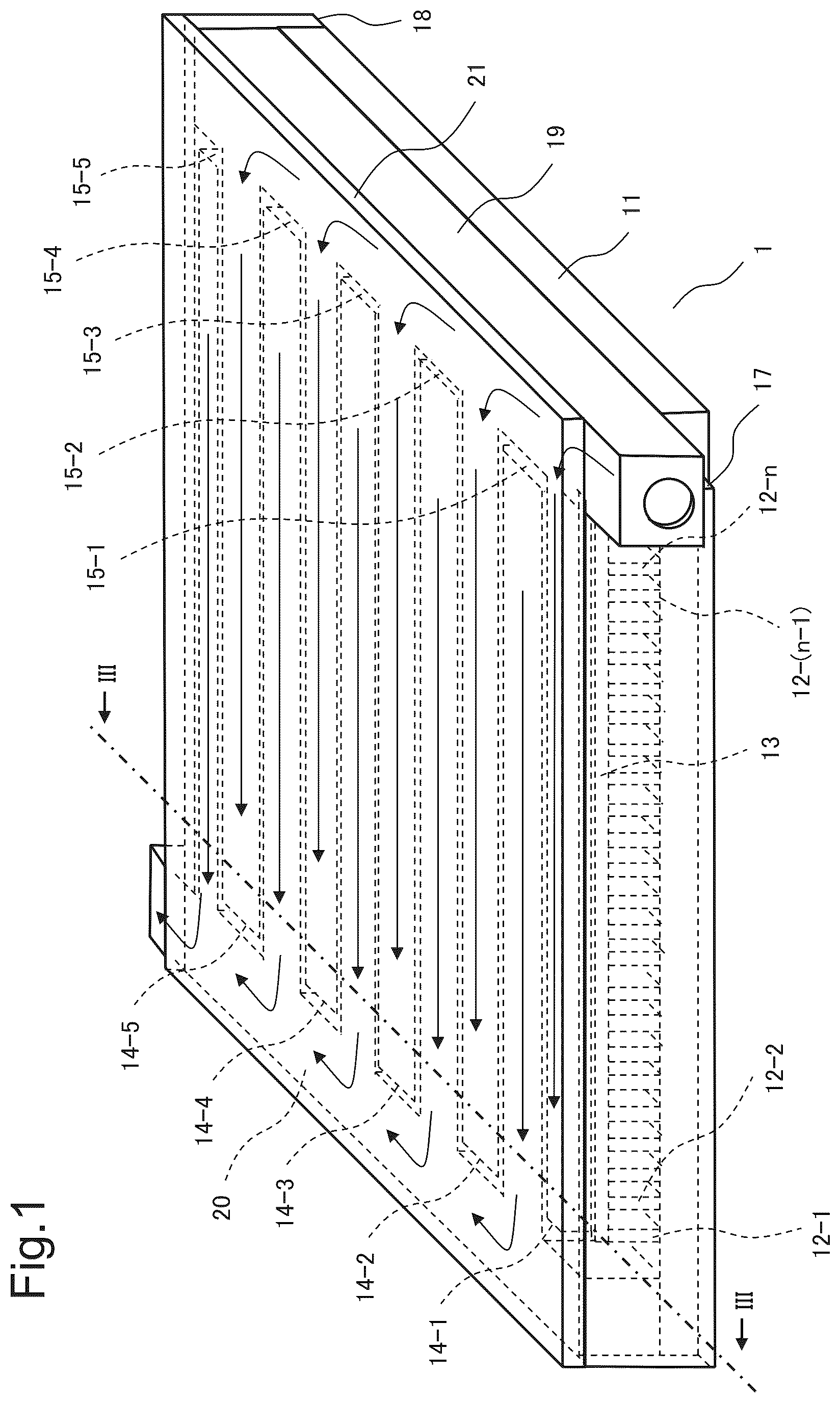 Patent US12621958 Figure 1 – Cooling component including supply ports and discharge ports