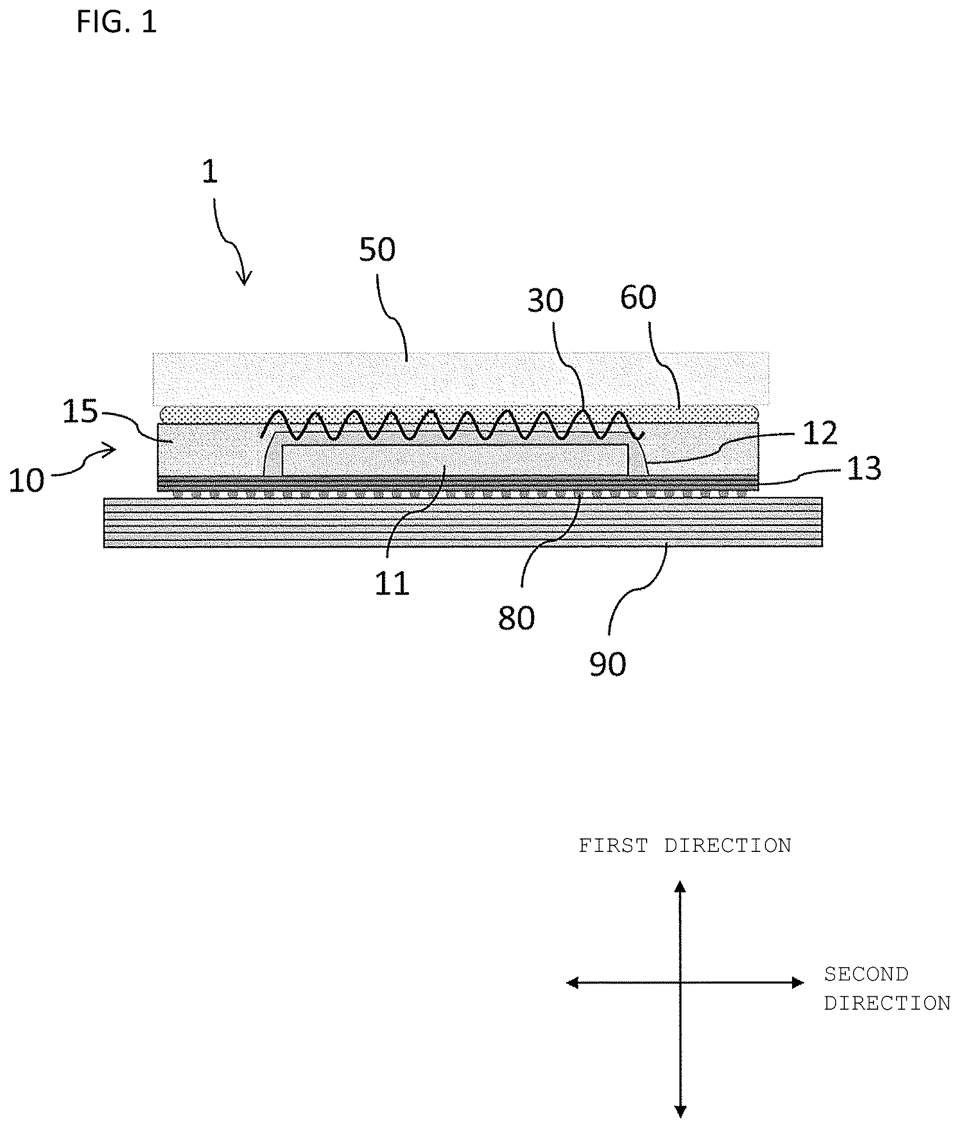 Patent US12621961 Figure 1 – Electronic device and product