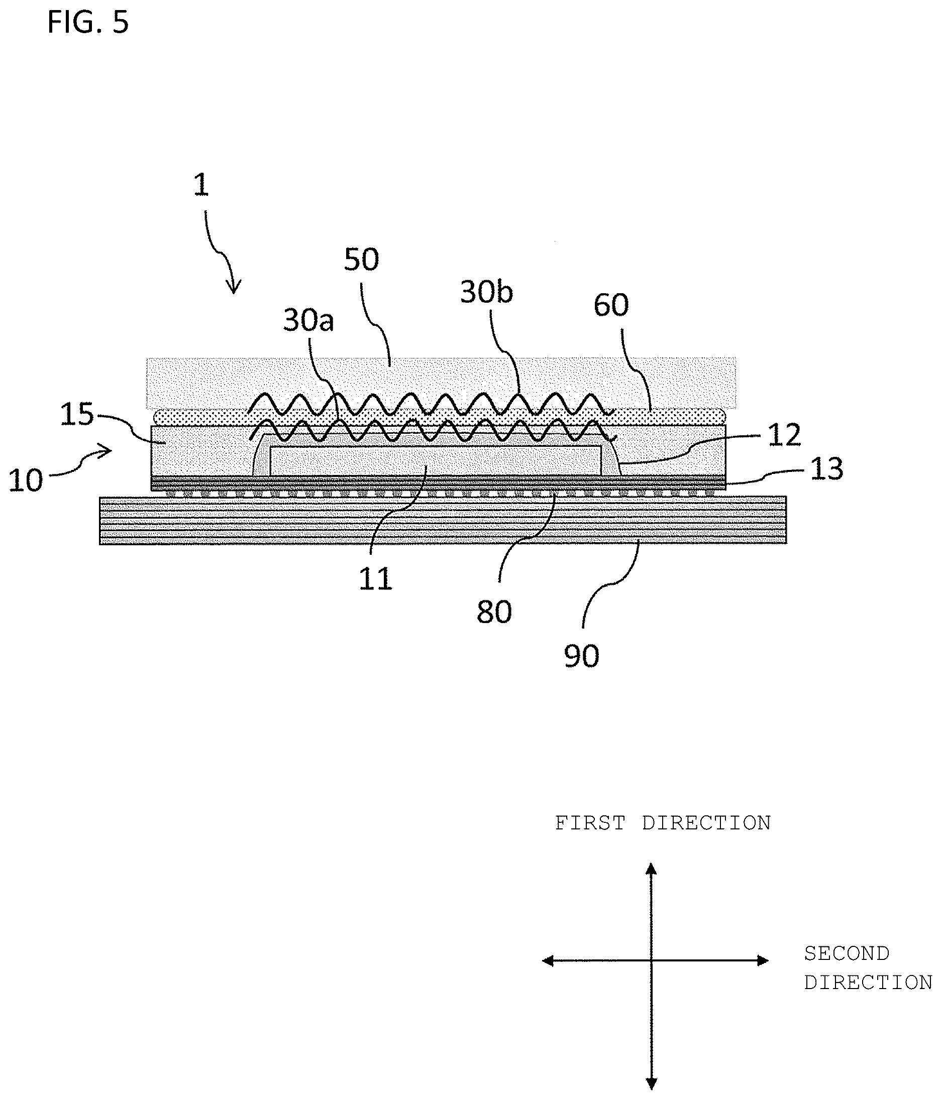 Patent US12621961 Figure 5 – Electronic device and product