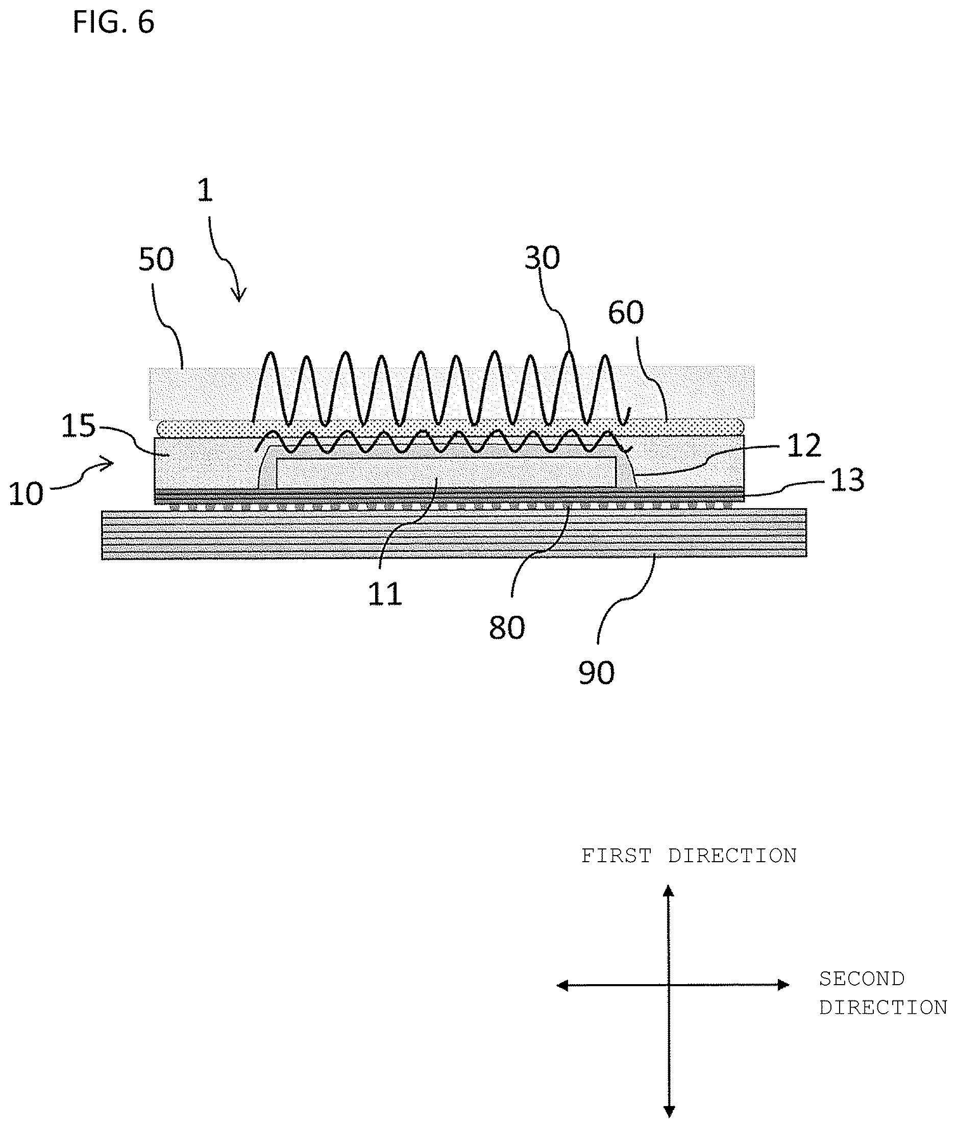 Patent US12621961 Figure 6 – Electronic device and product
