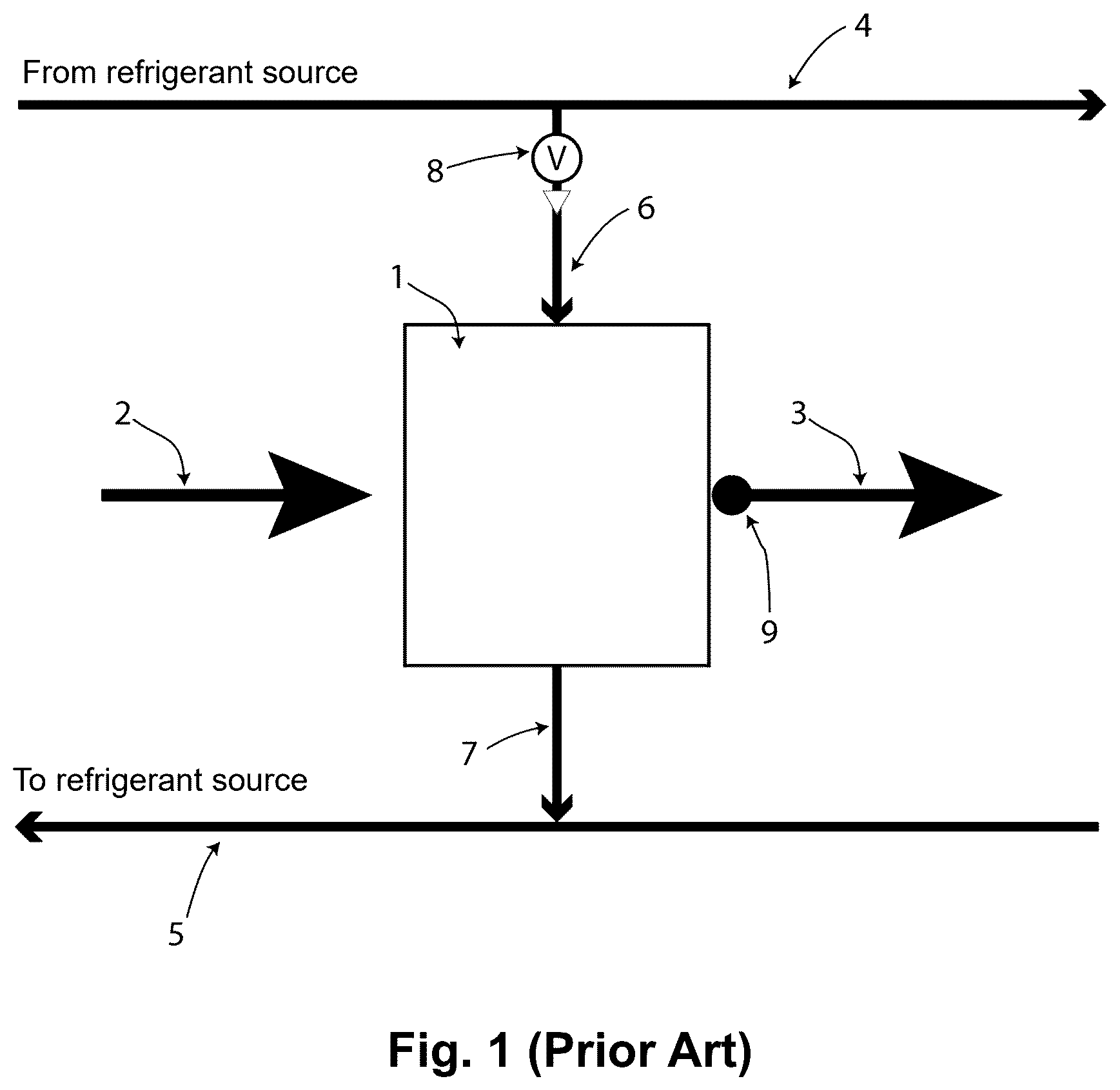 Patent US12621965 Figure 1 – High-efficiency cooling systems and methods for a computer data center using refrigerant recirculation