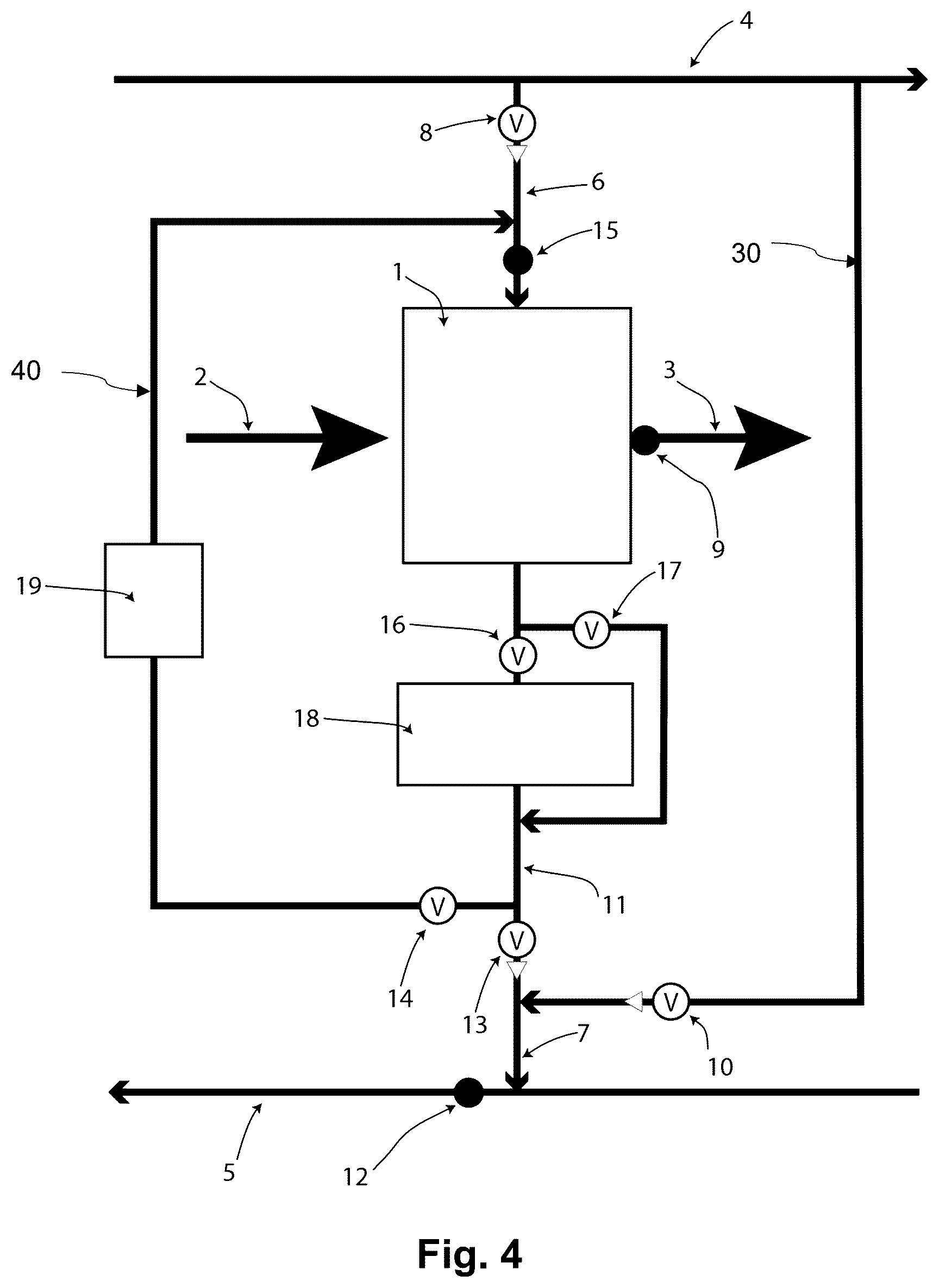 Patent US12621965 Figure 4 – High-efficiency cooling systems and methods for a computer data center using refrigerant recirculation