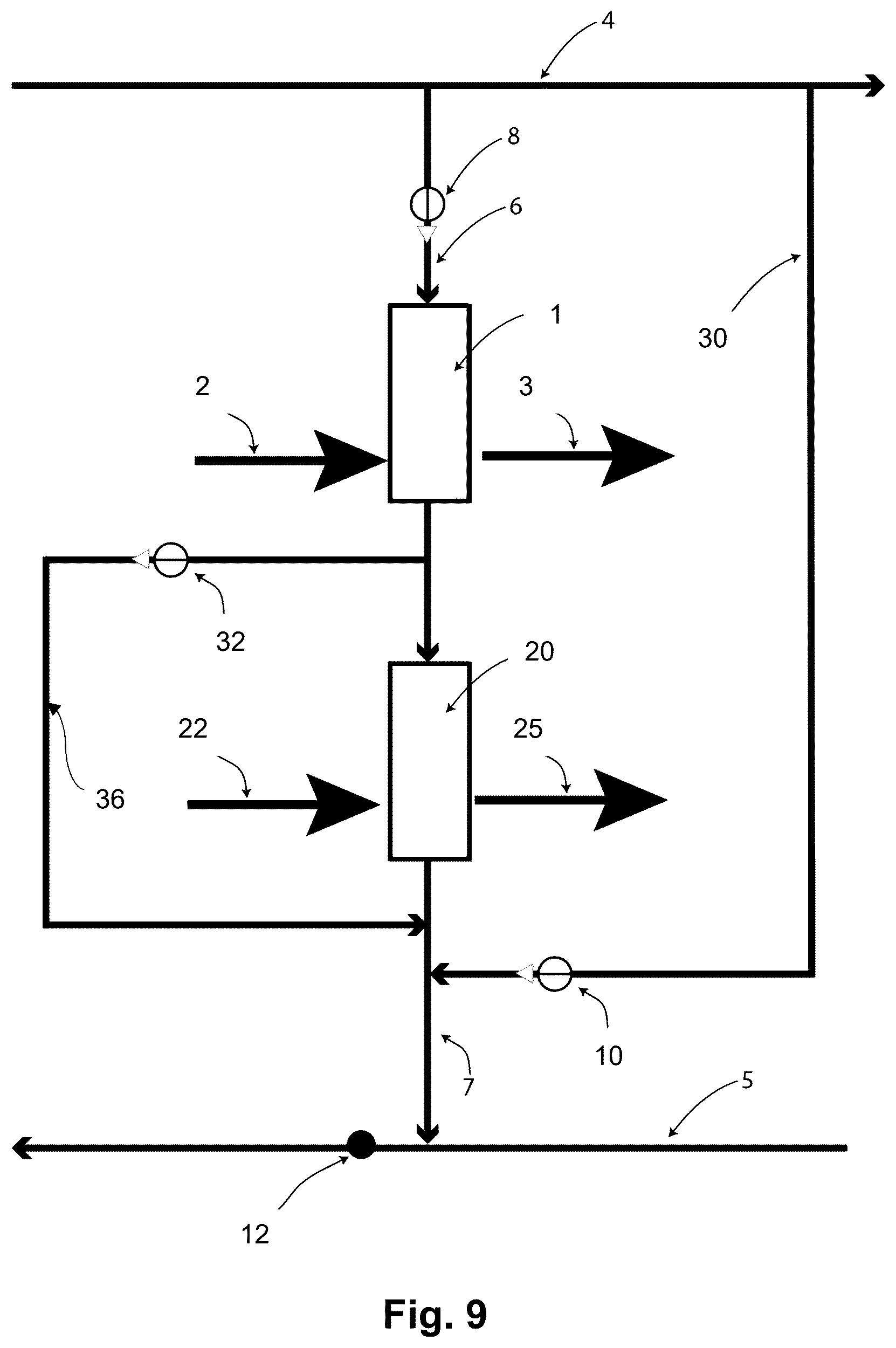 Patent US12621965 Figure 9 – High-efficiency cooling systems and methods for a computer data center using refrigerant recirculation