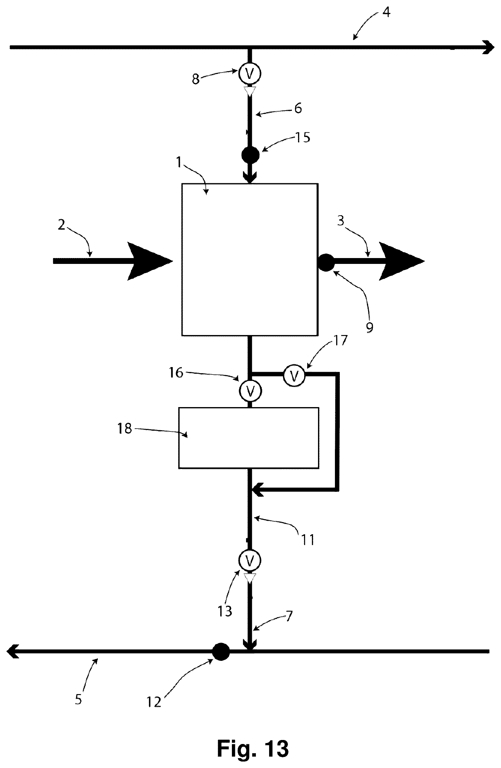 Patent US12621965 Figure 13 – High-efficiency cooling systems and methods for a computer data center using refrigerant recirculation