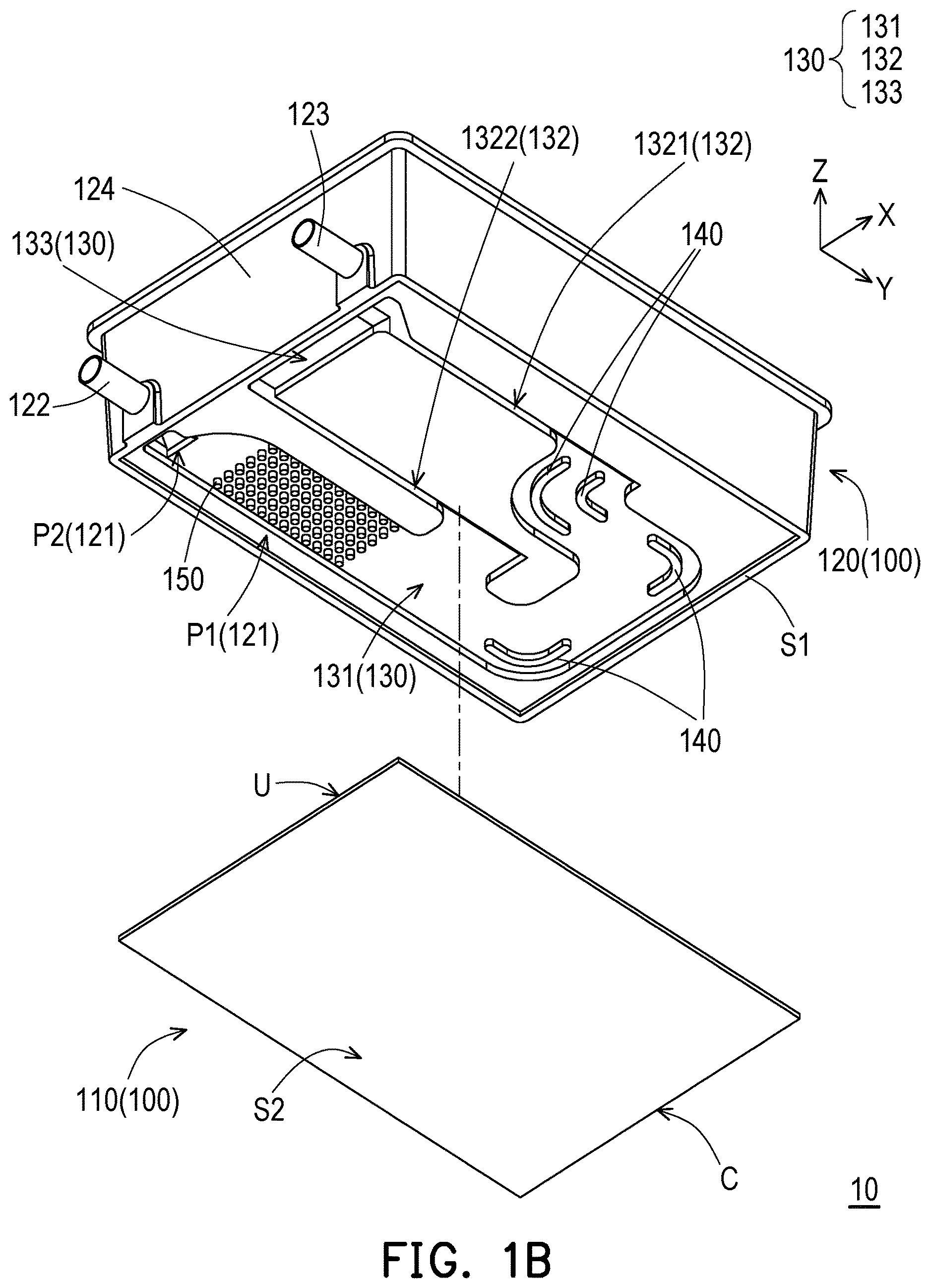 Patent US12621966 Figure 2 – Heat dissipation structure and vehicle charging device