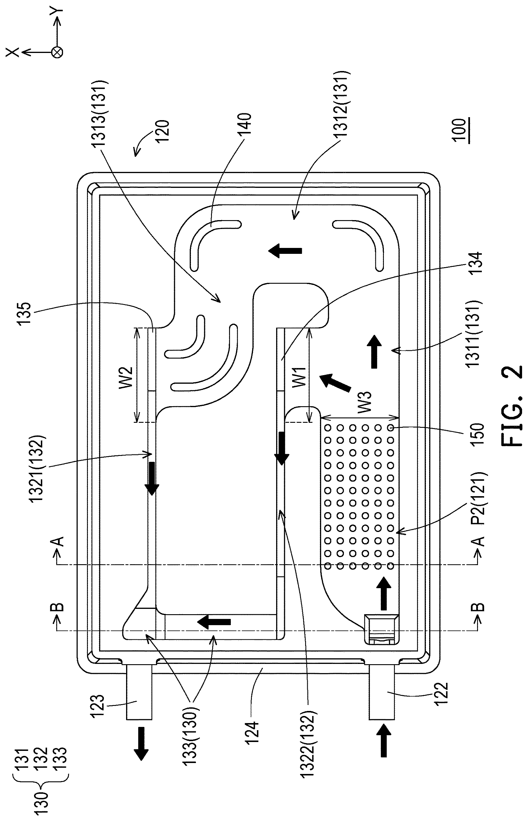 Patent US12621966 Figure 3 – Heat dissipation structure and vehicle charging device